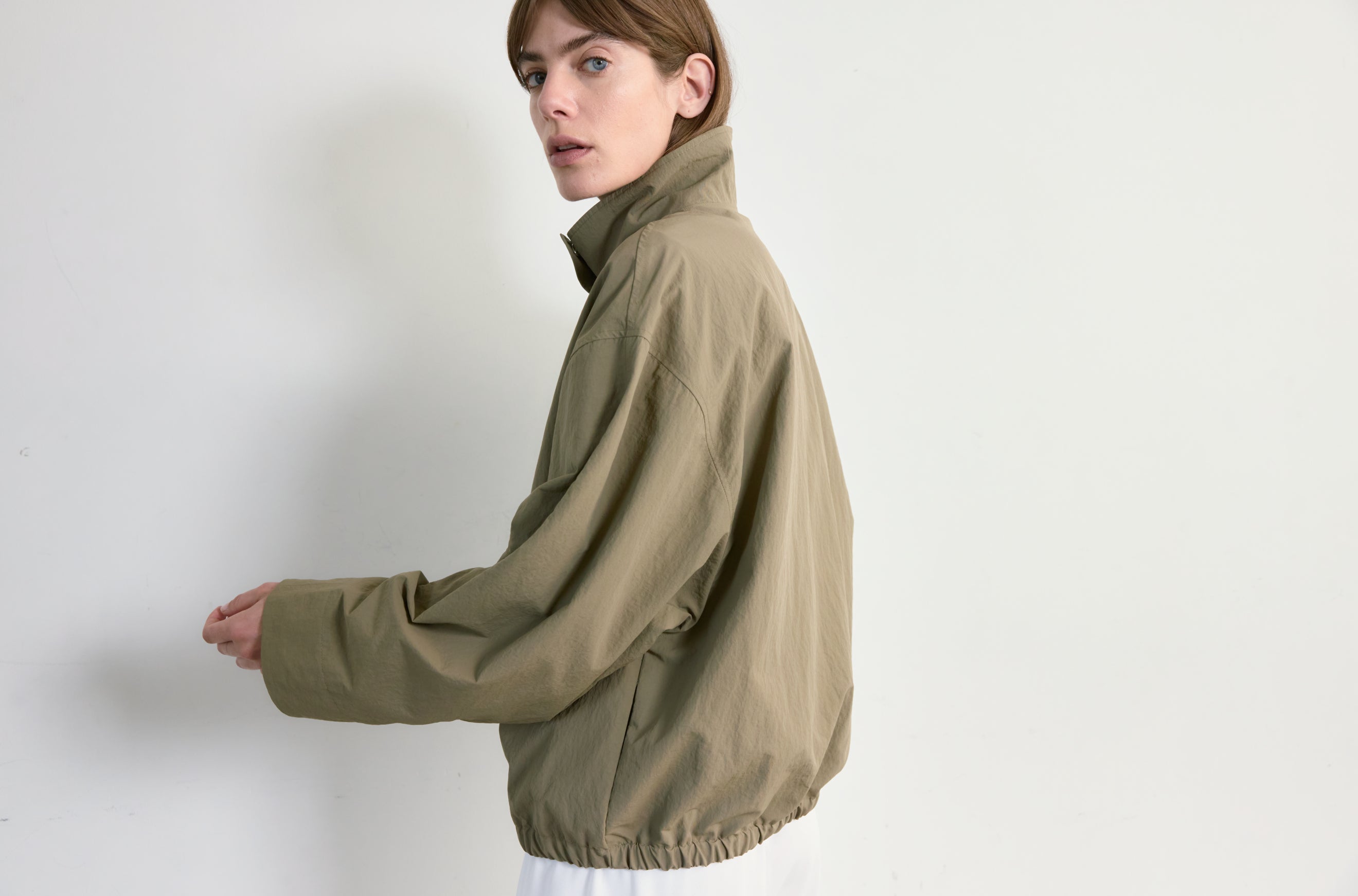 High Neck Jacket - Almina Concept 