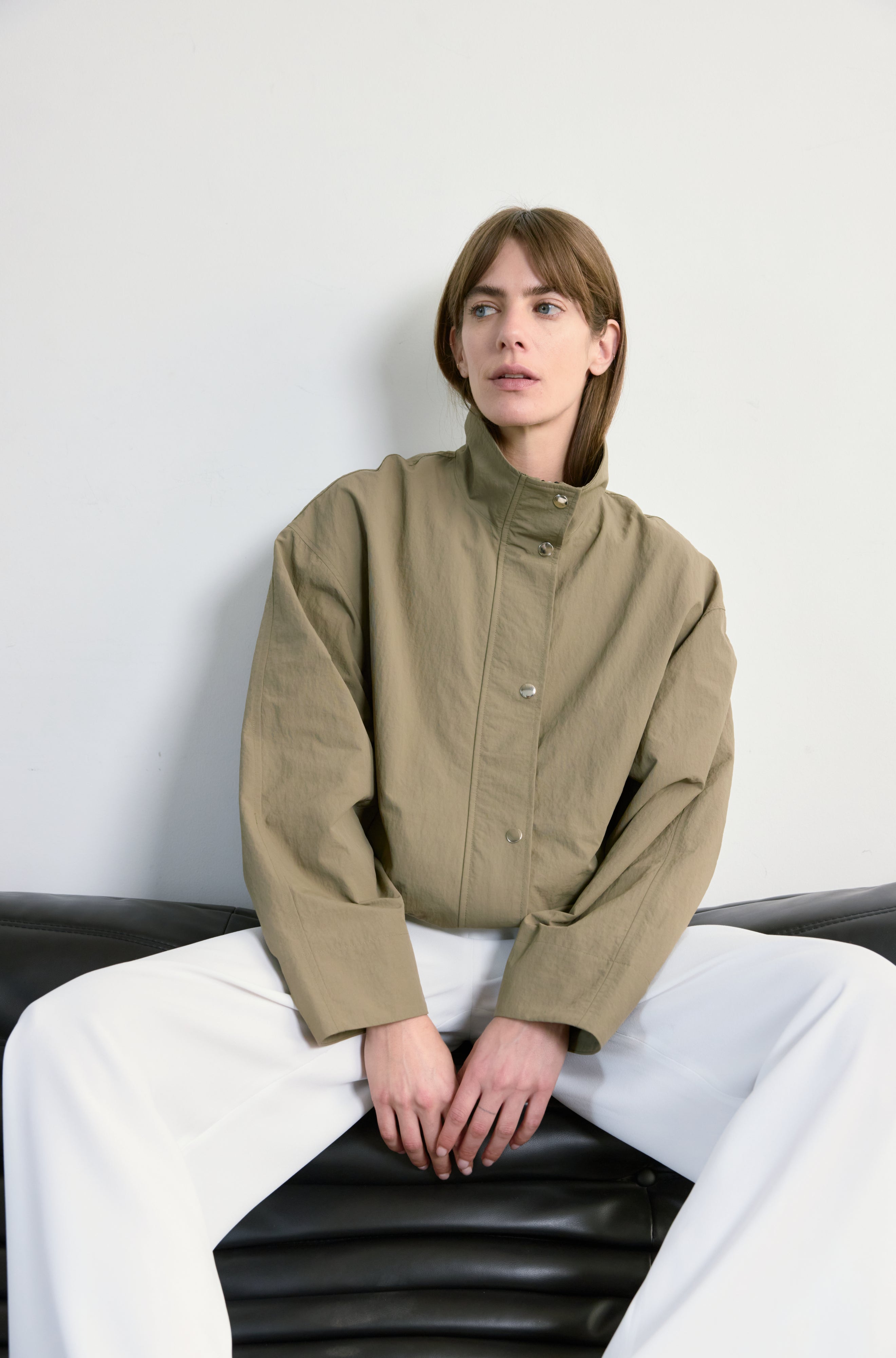 High Neck Jacket - Almina Concept 