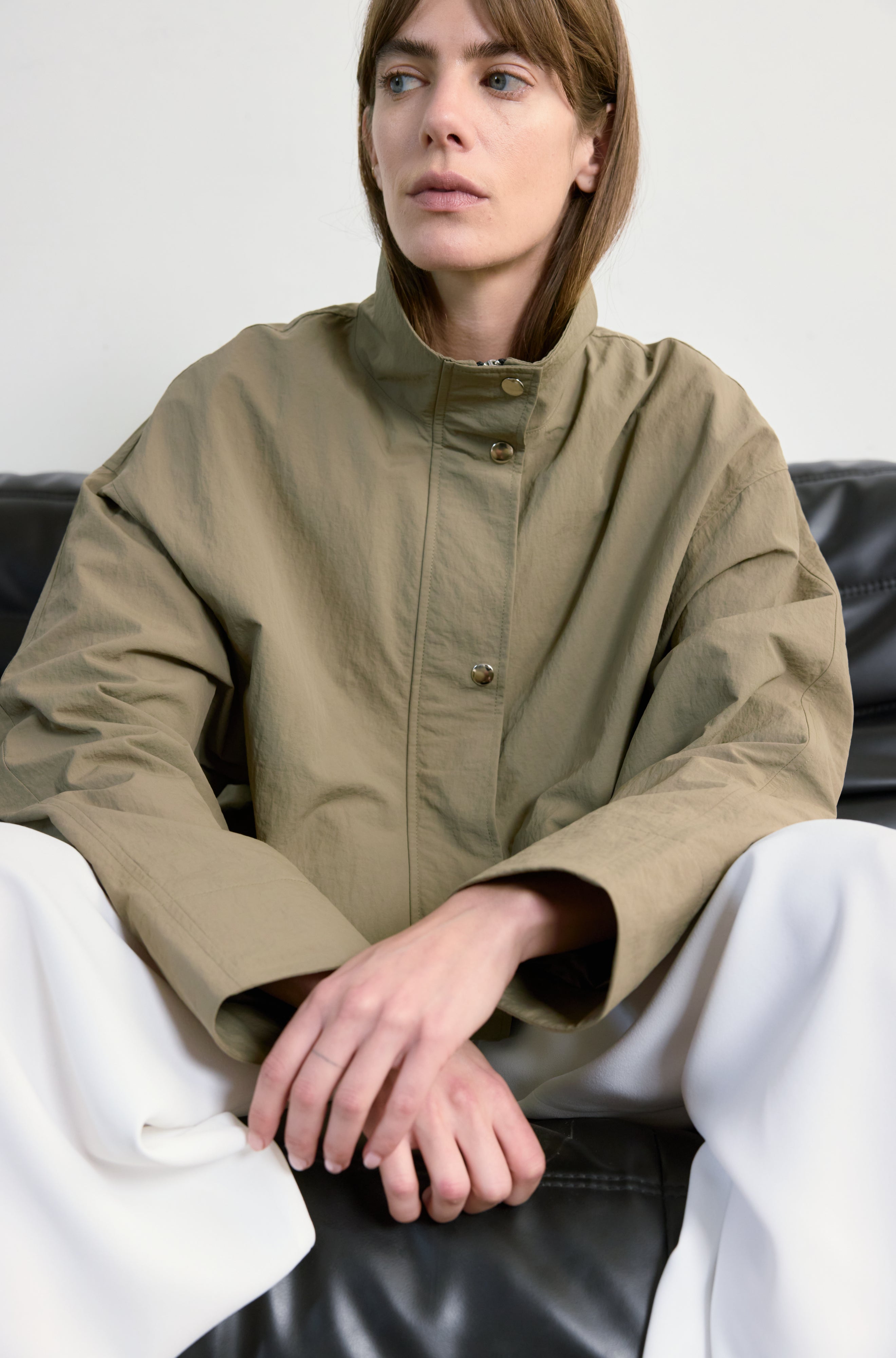 High Neck Jacket - Almina Concept 