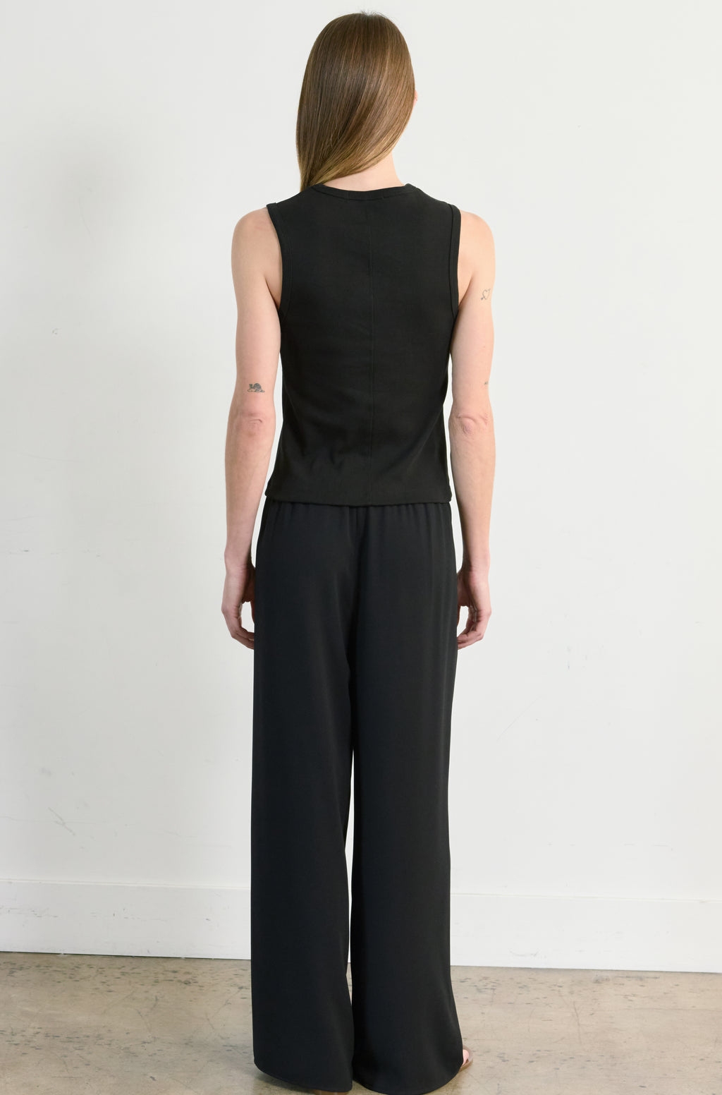 Wide Leg Pull On Pant - Almina Concept 