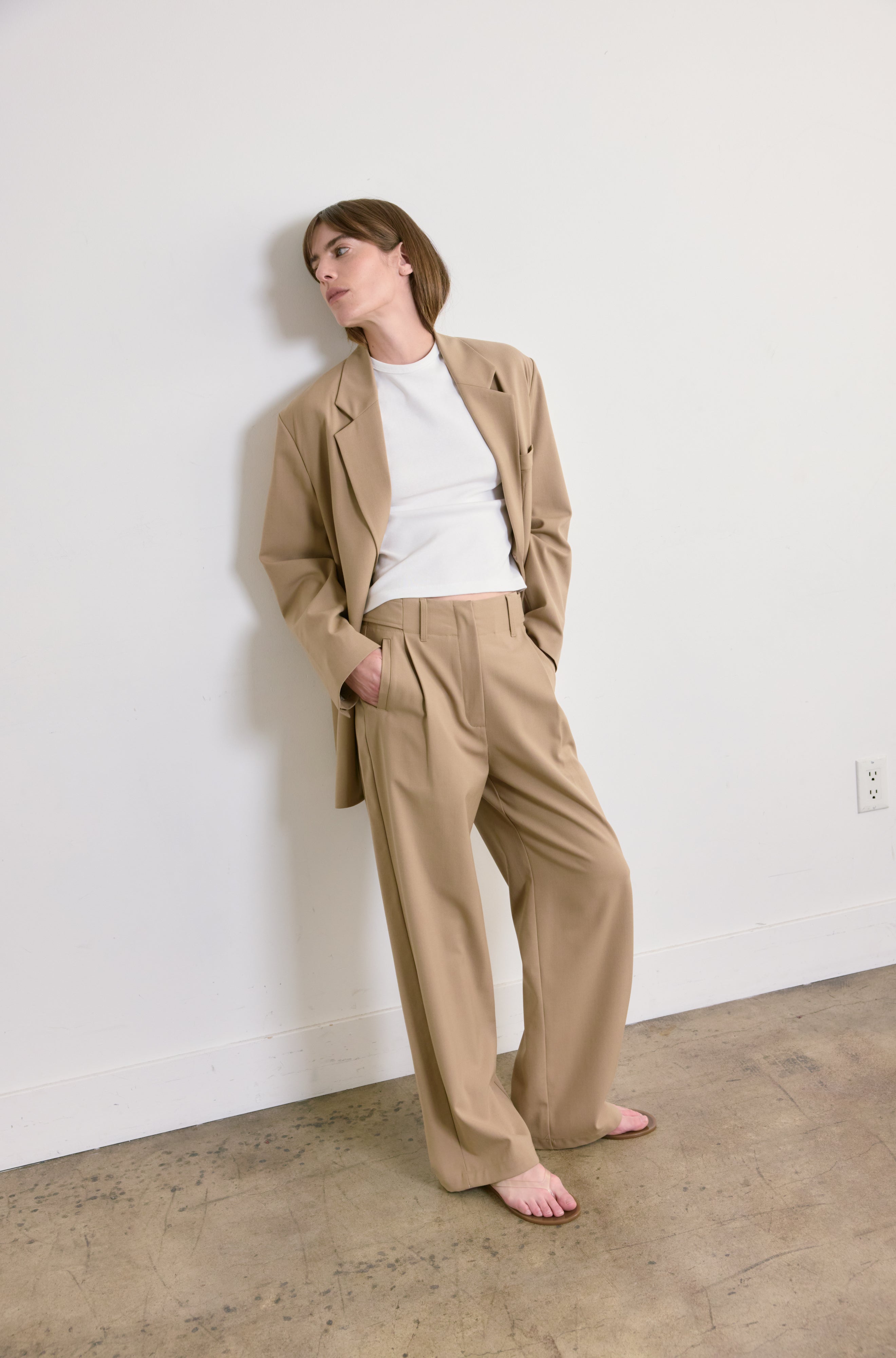 Adjustable Waist Trousers - Almina Concept 