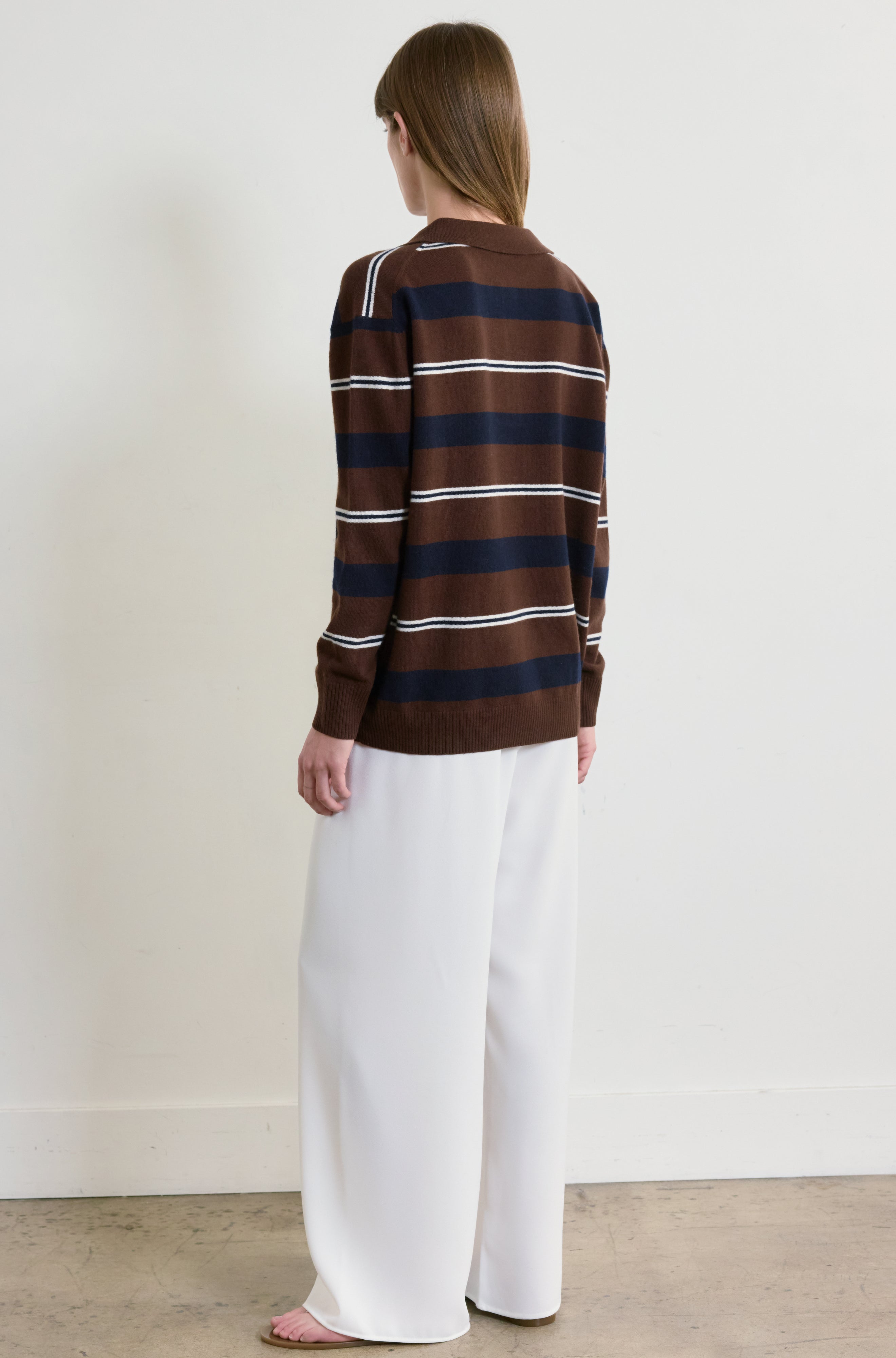 Lightweight Wool Polo - Almina Concept 