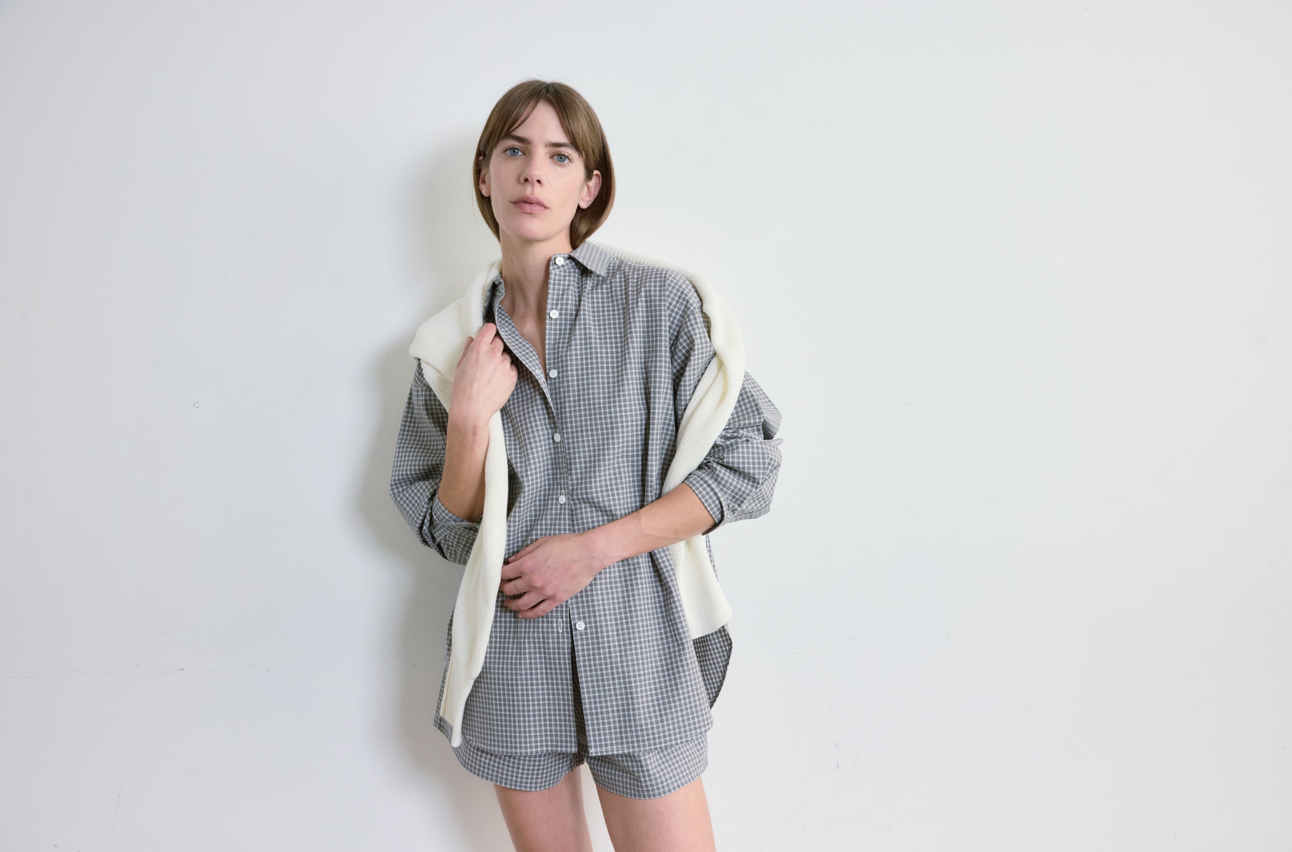 Oversized Cotton Shirt - Almina Concept 