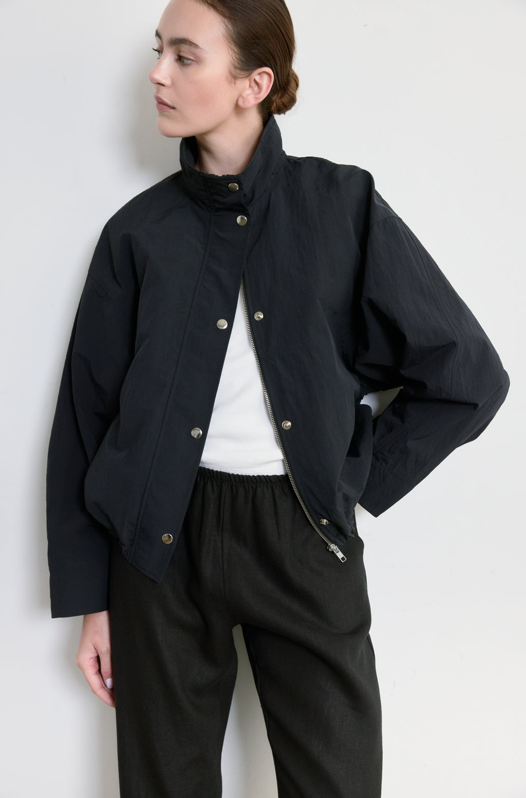 High Neck Jacket - Almina Concept 