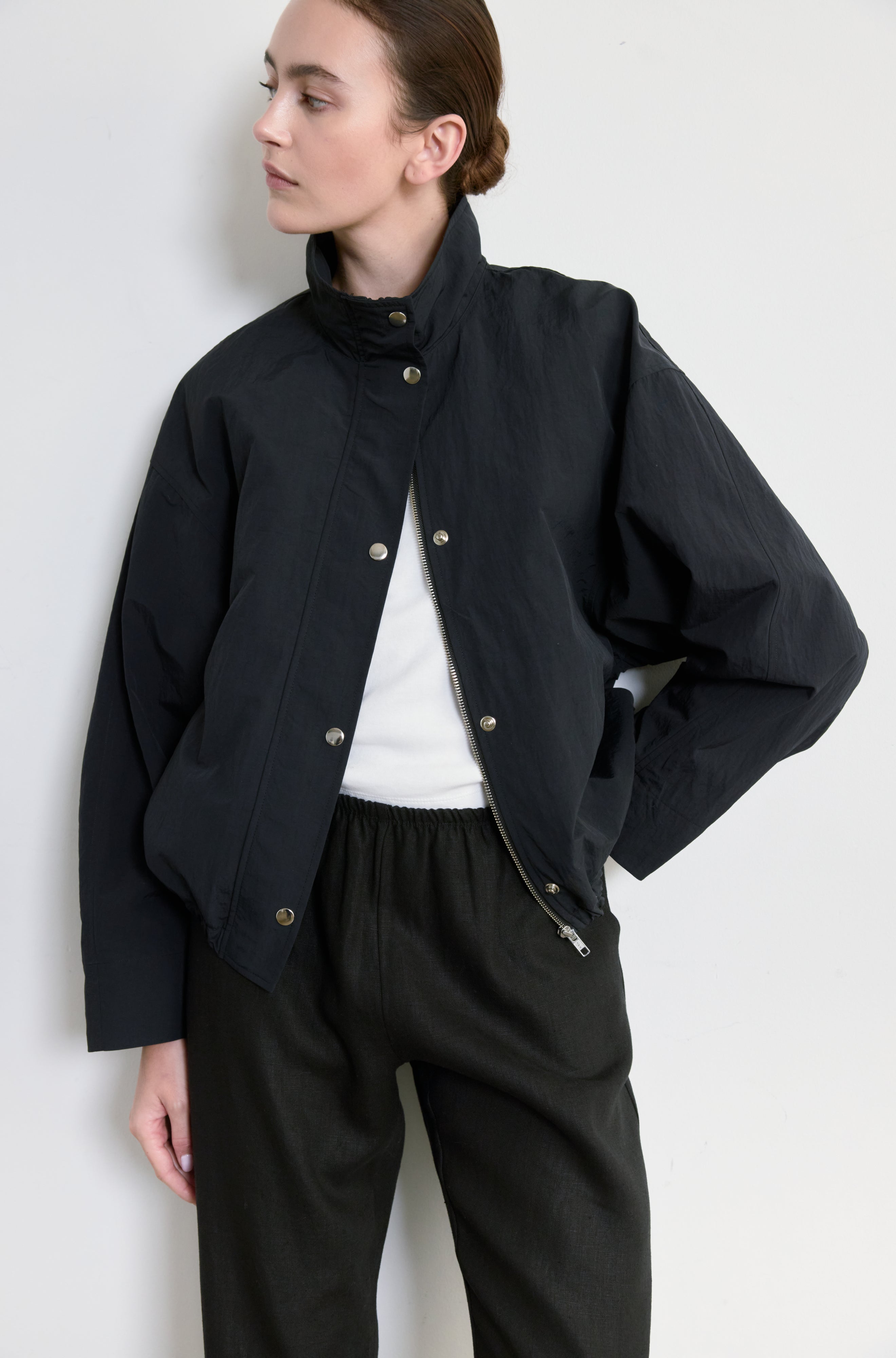 High Neck Jacket - Almina Concept 