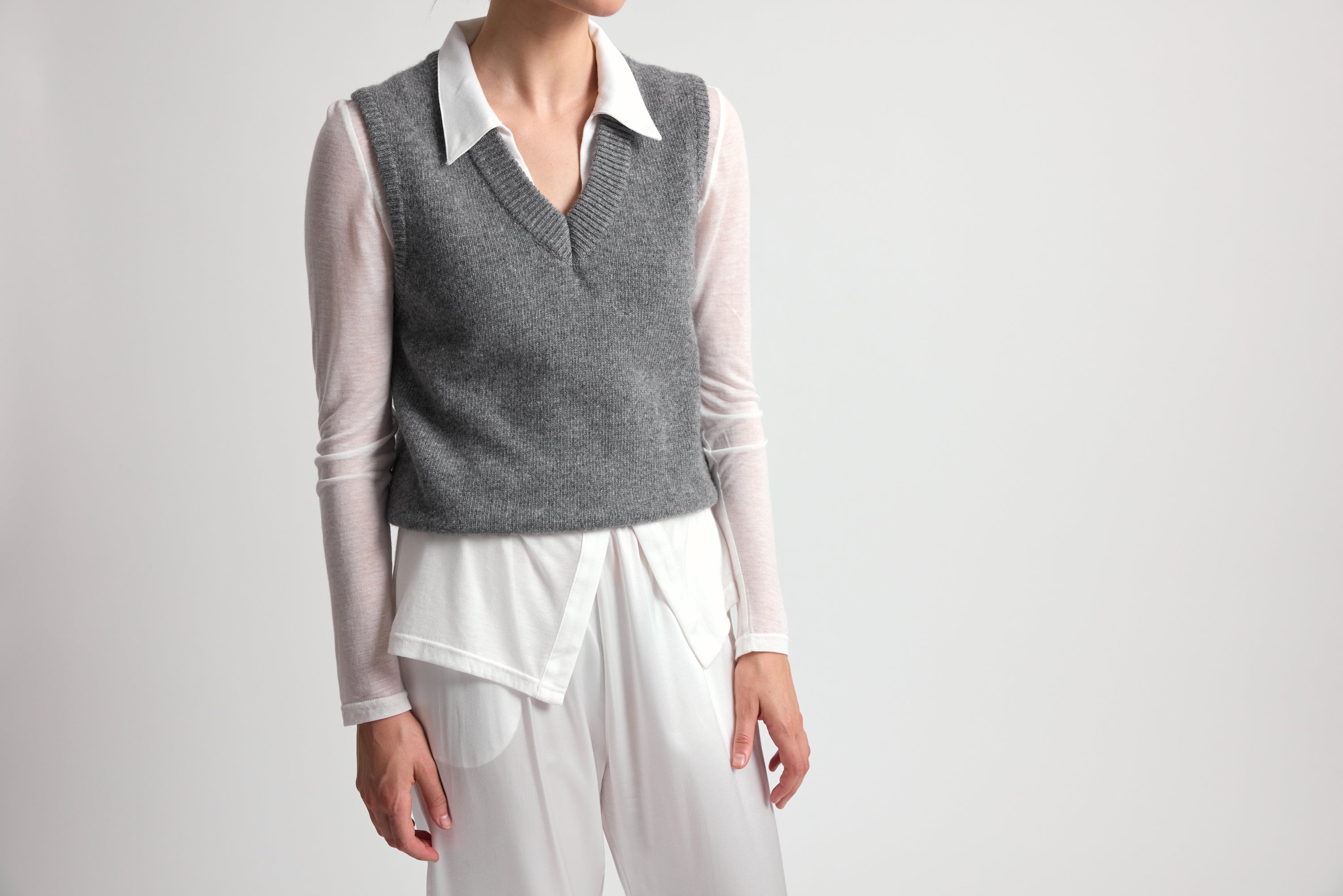 Wool Vest - Almina Concept 