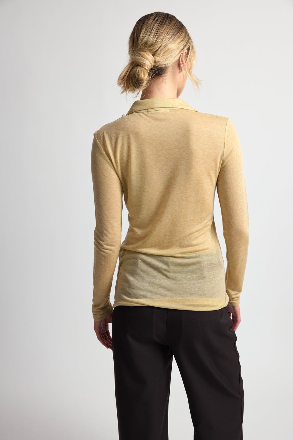 3 Button Knit Top - Almina Concept 