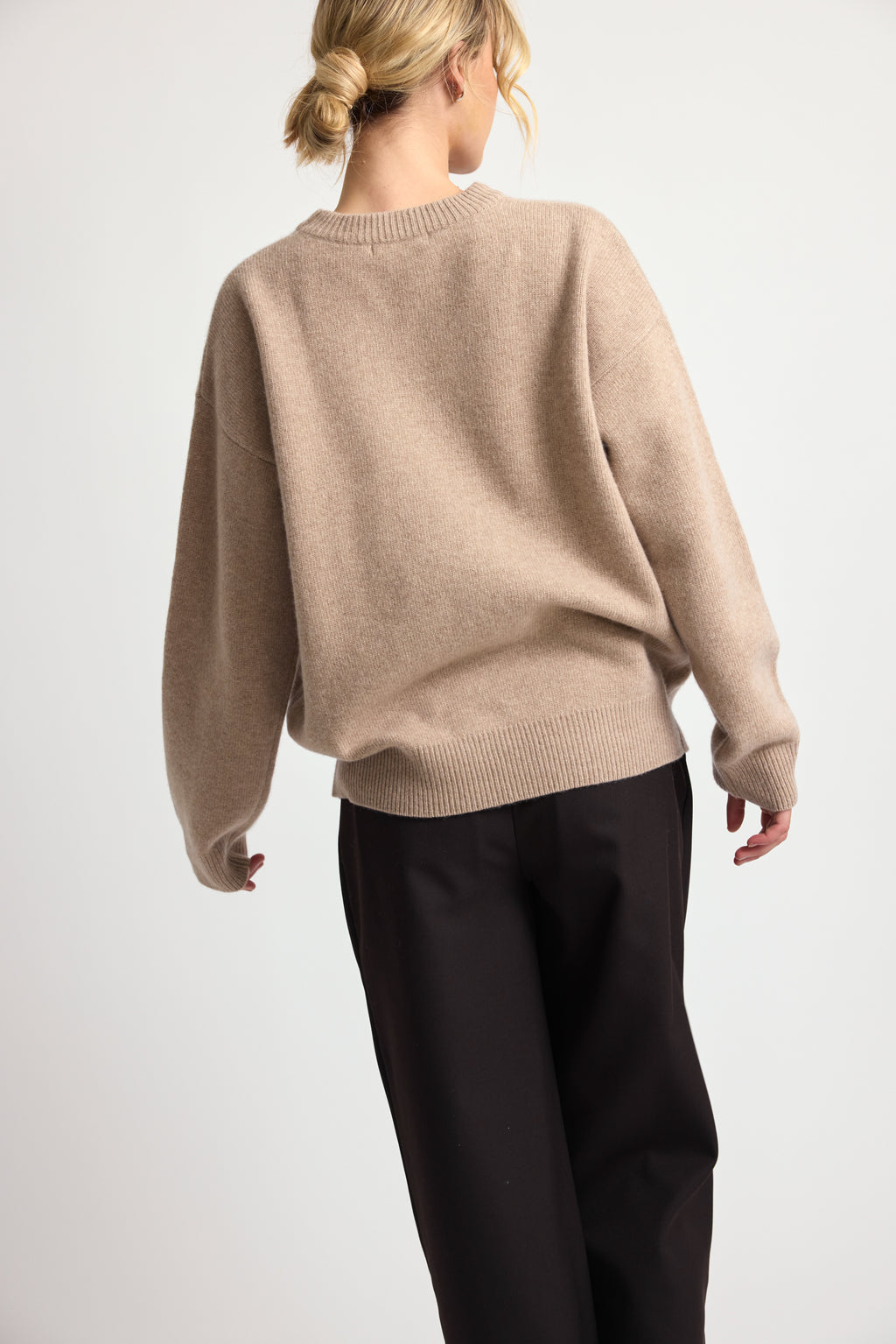 Oversized Wool/Cash Sweater - Almina Concept 