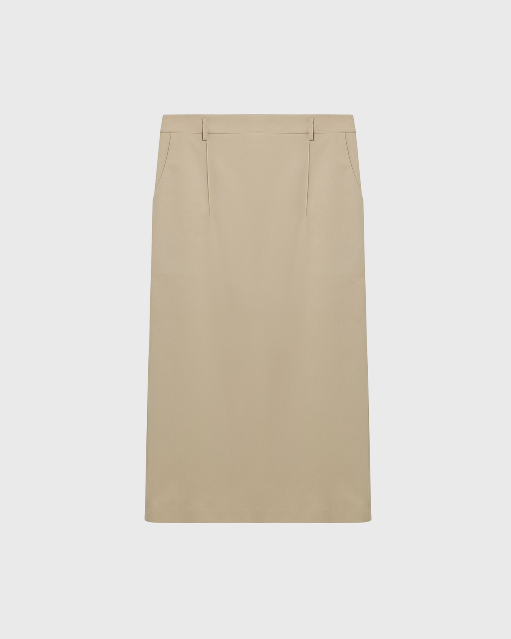Back Slit Midi Skirt - Almina Concept 