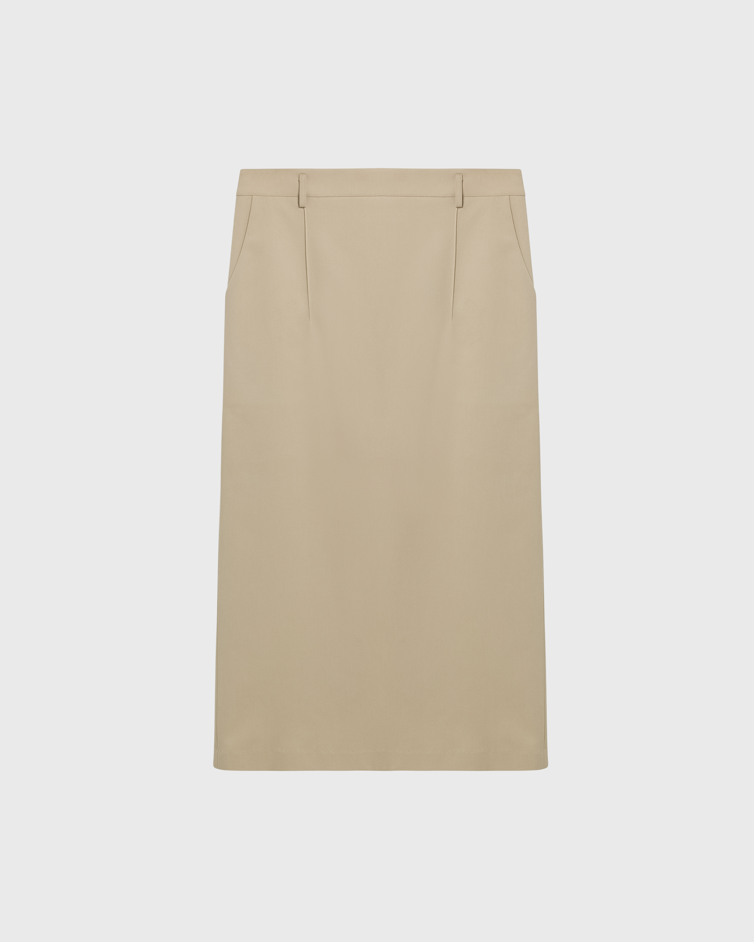 Back Slit Midi Skirt - Almina Concept 