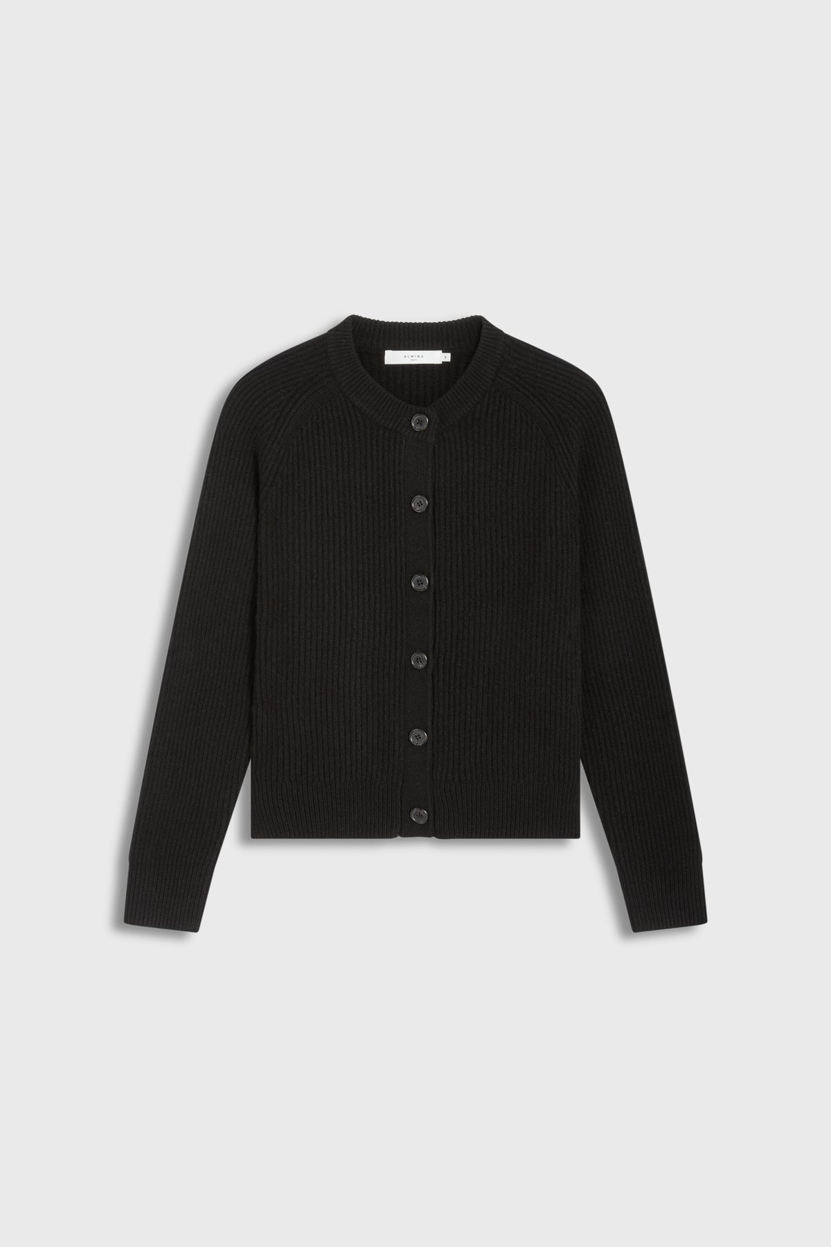 Button Up Wool Cardigan - Almina Concept 
