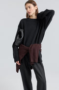 Oversized Wool/Cash Sweater - Almina Concept 