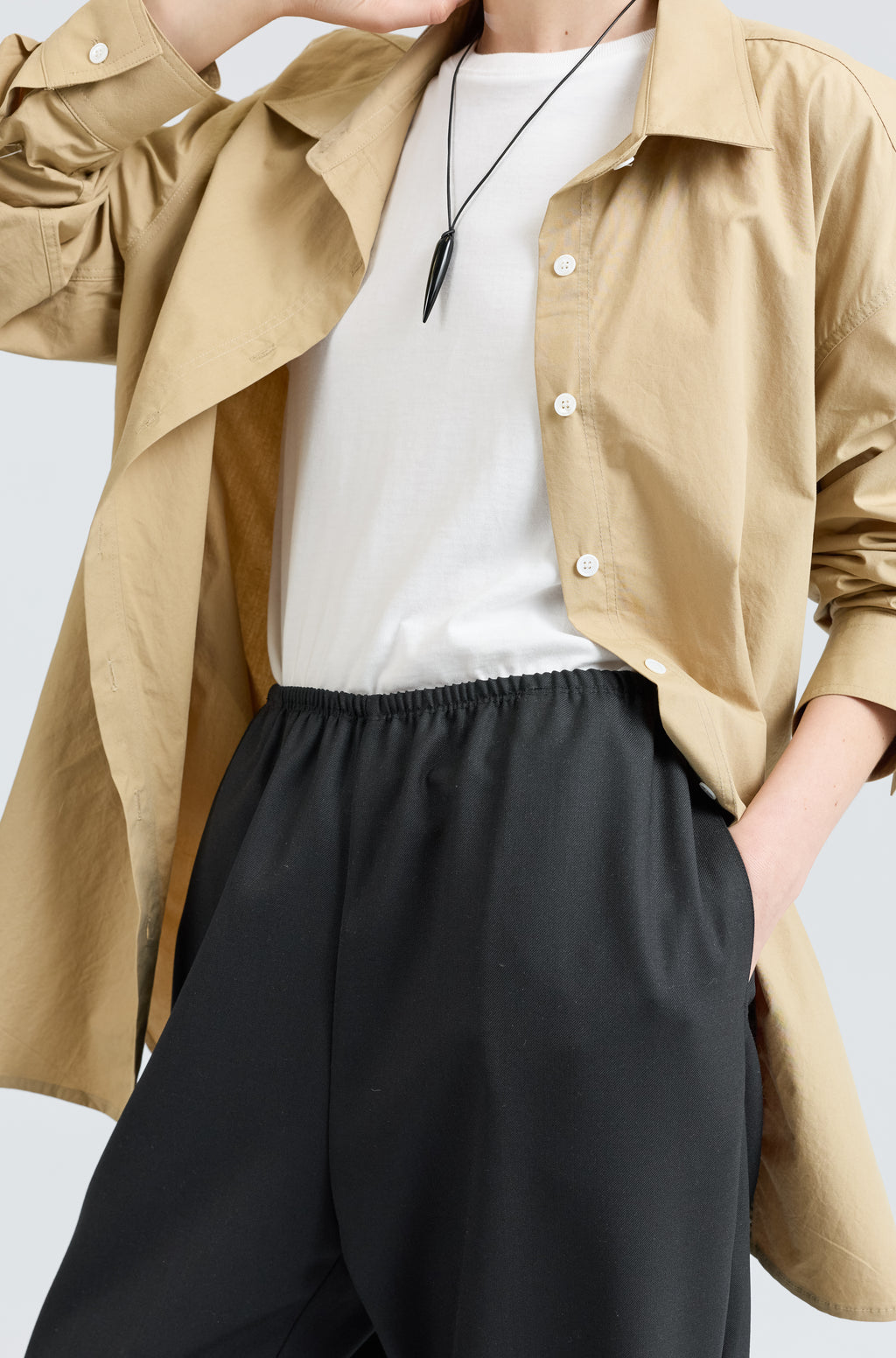 Shirt With Tie Belt - Almina Concept 