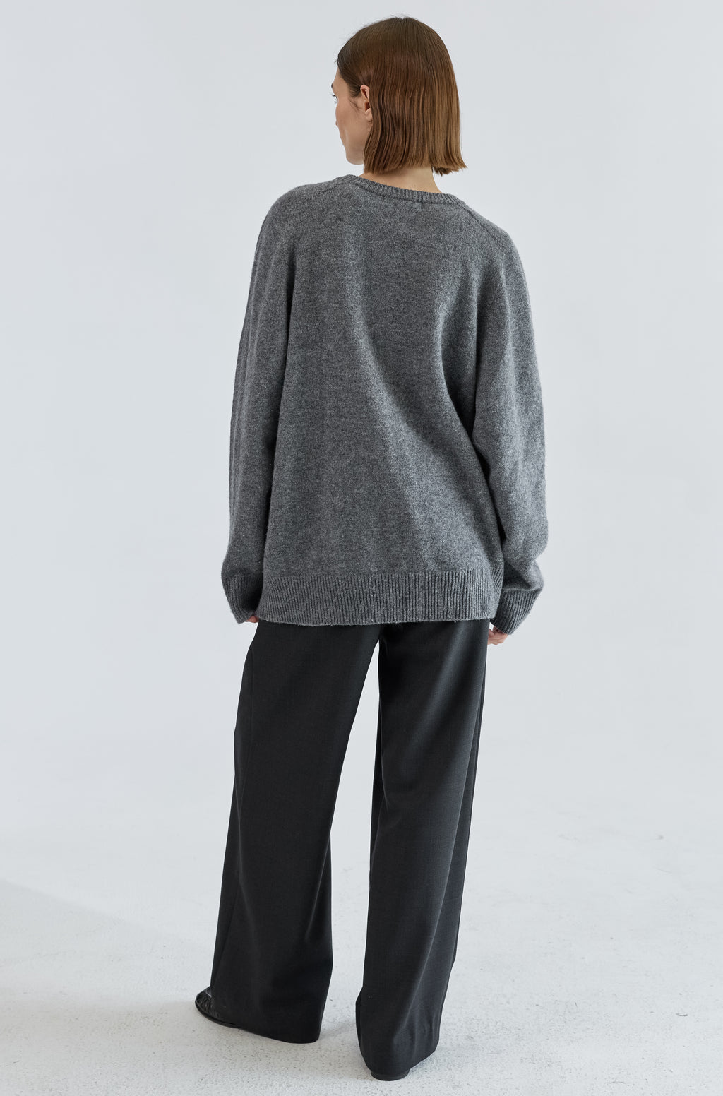 Wool V Neck Sweater - Almina Concept 
