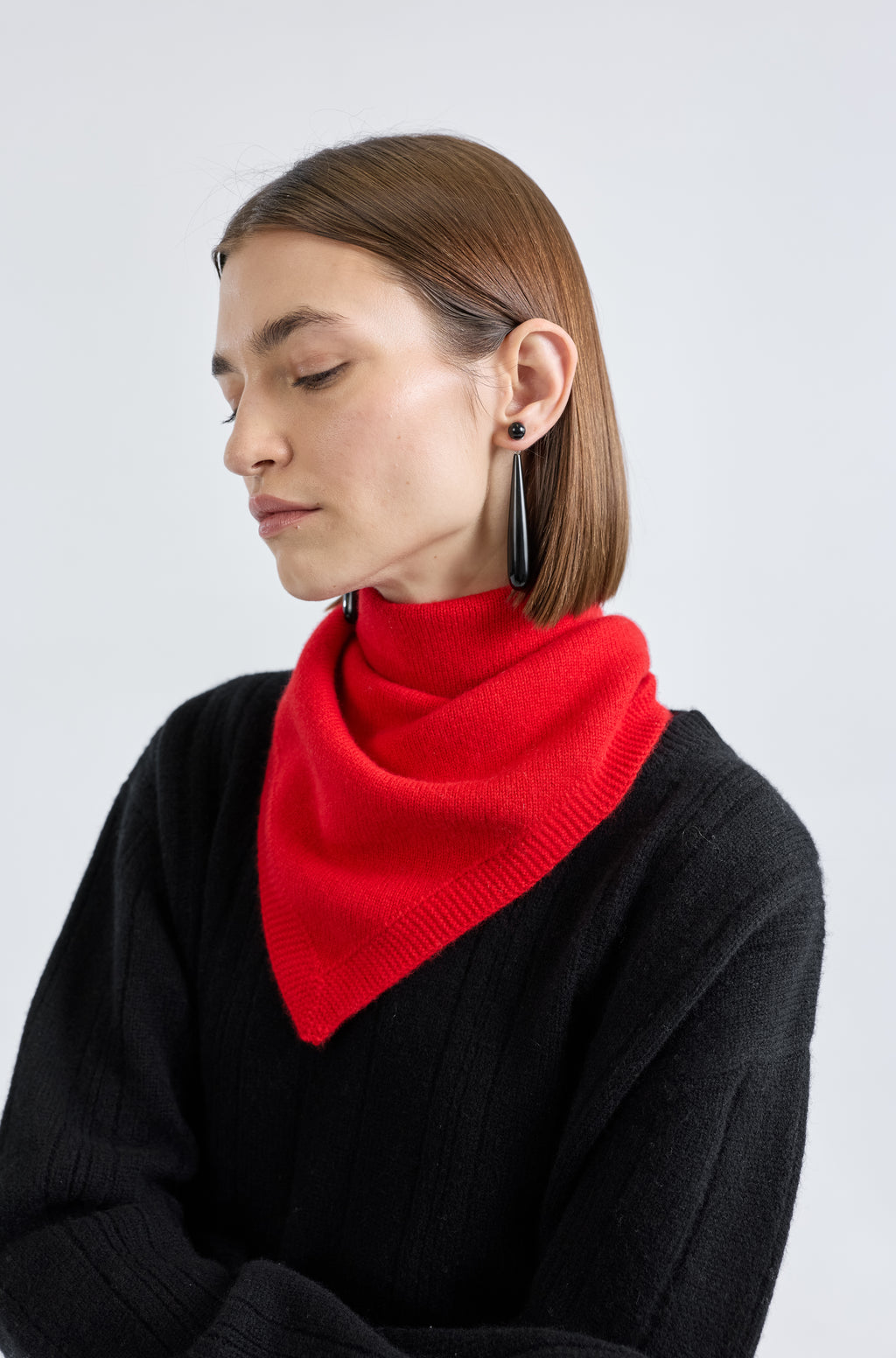 Triangle Neck Scarf - Almina Concept 