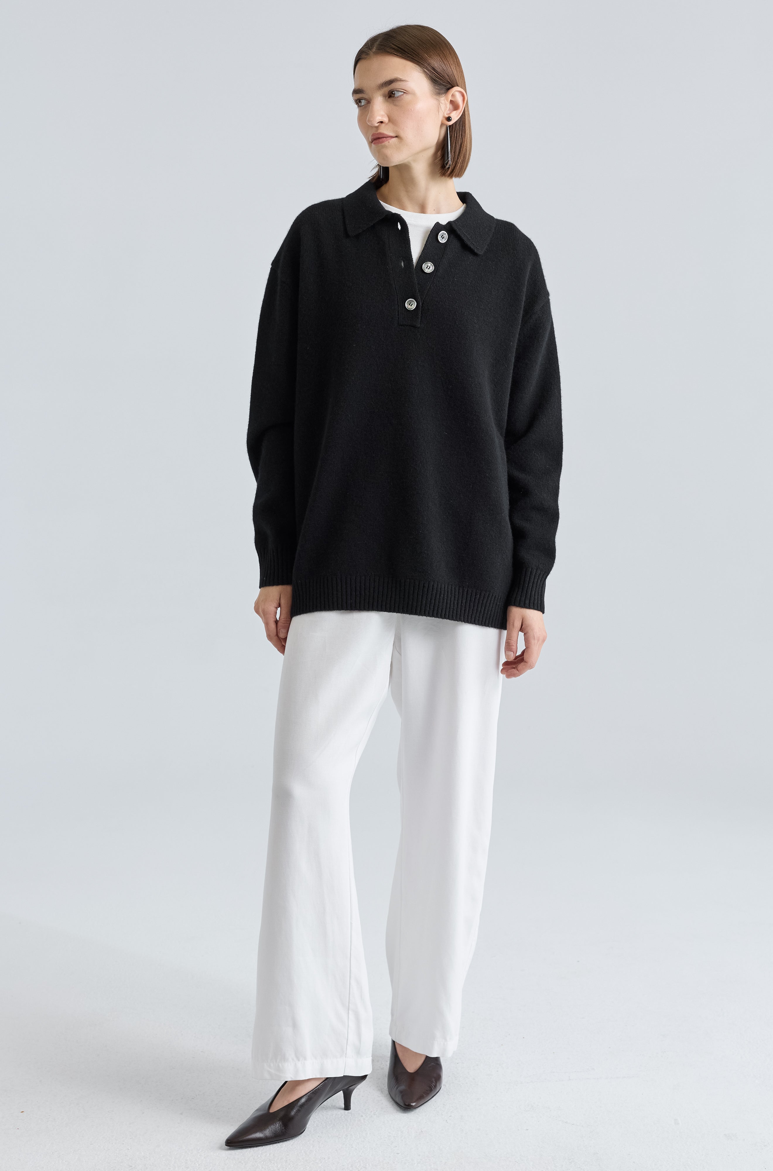 Polo Wool Sweater - Almina Concept 