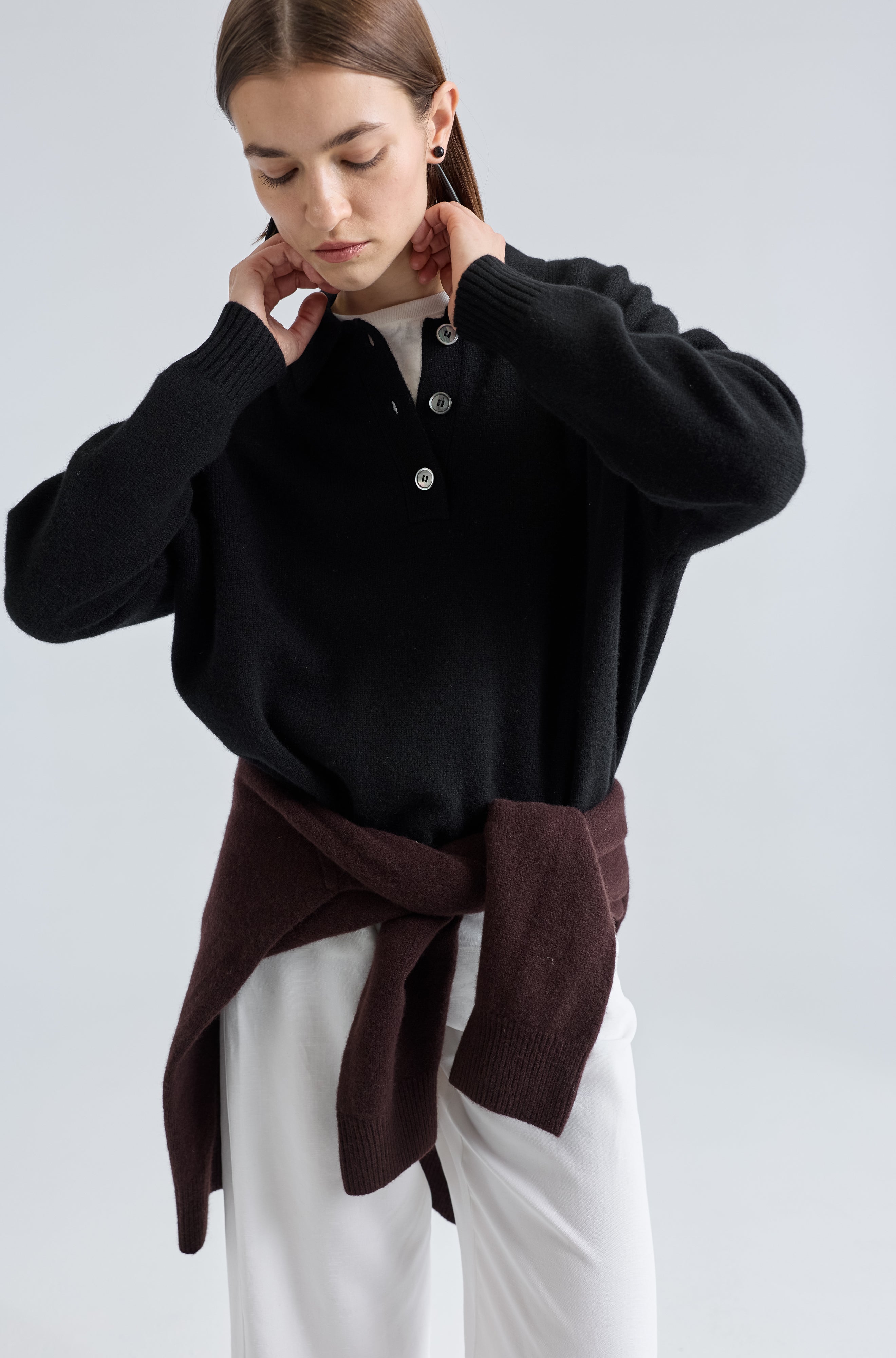 Polo Wool Sweater - Almina Concept 