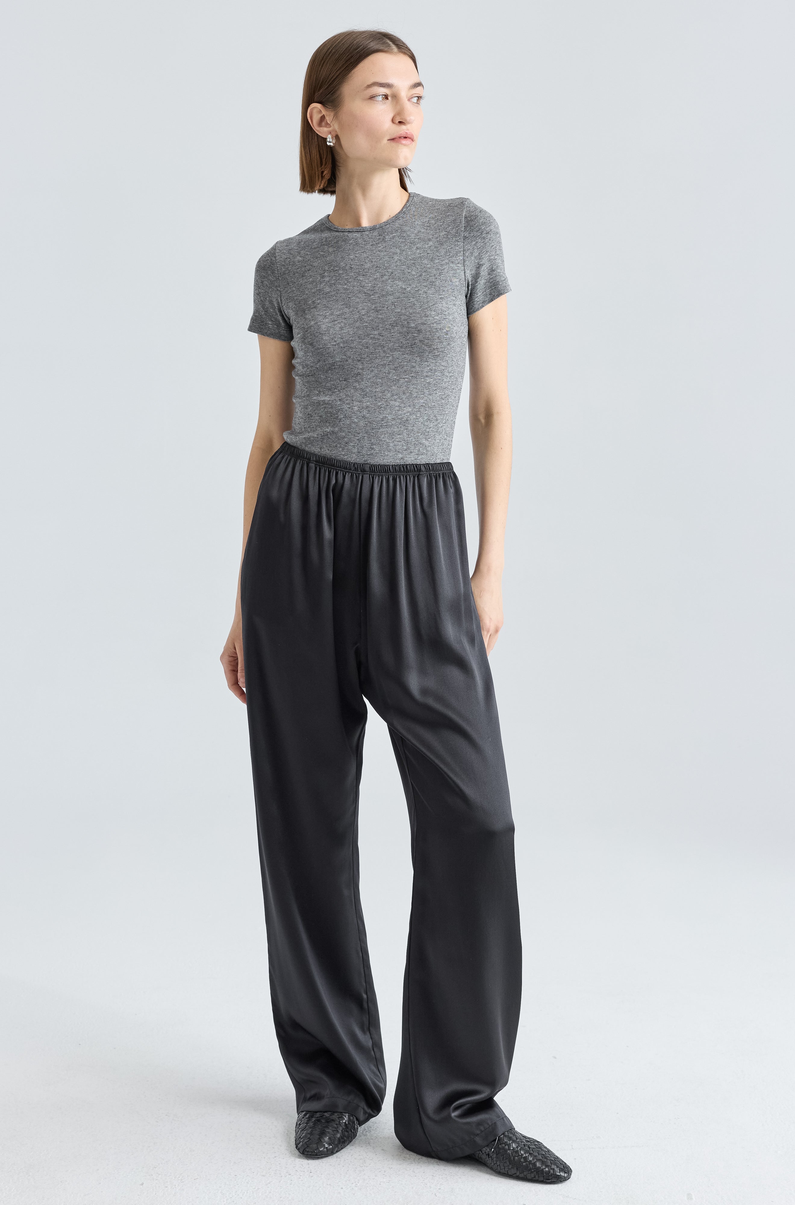 Silk Pants - Almina Concept 