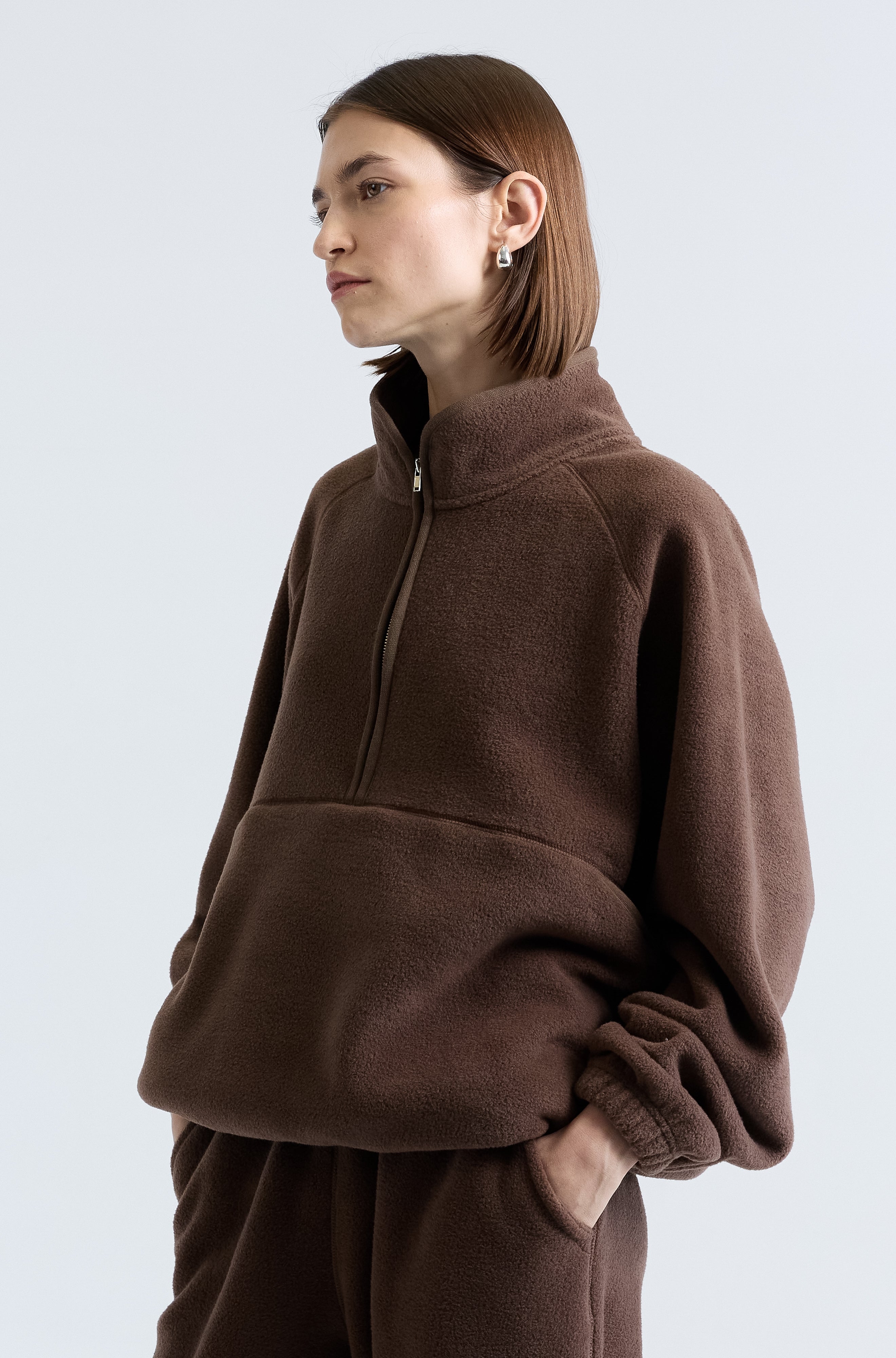 Flannel Sweatshirt - Almina Concept 