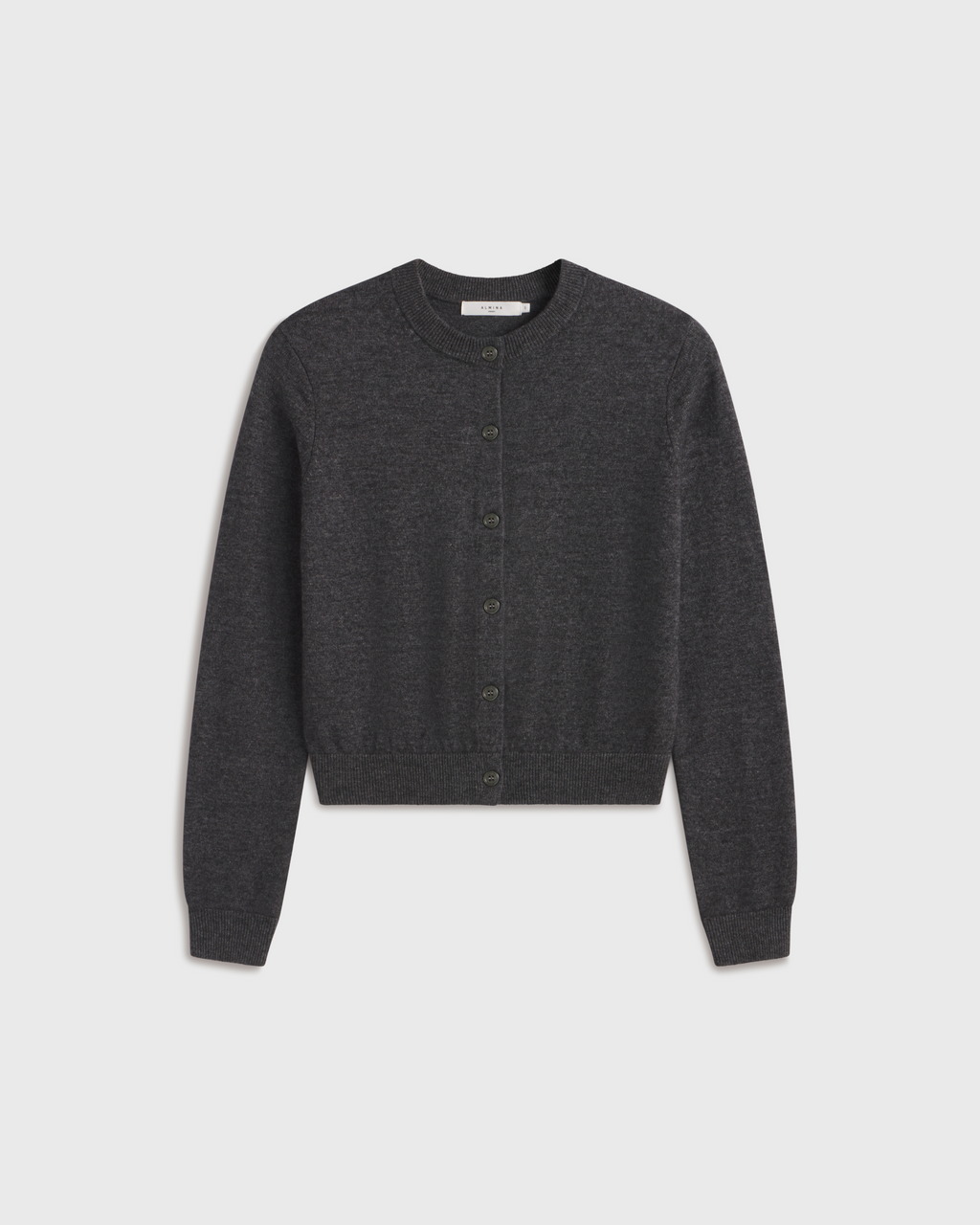 Classic Crew Wool Cardigan - Almina Concept 