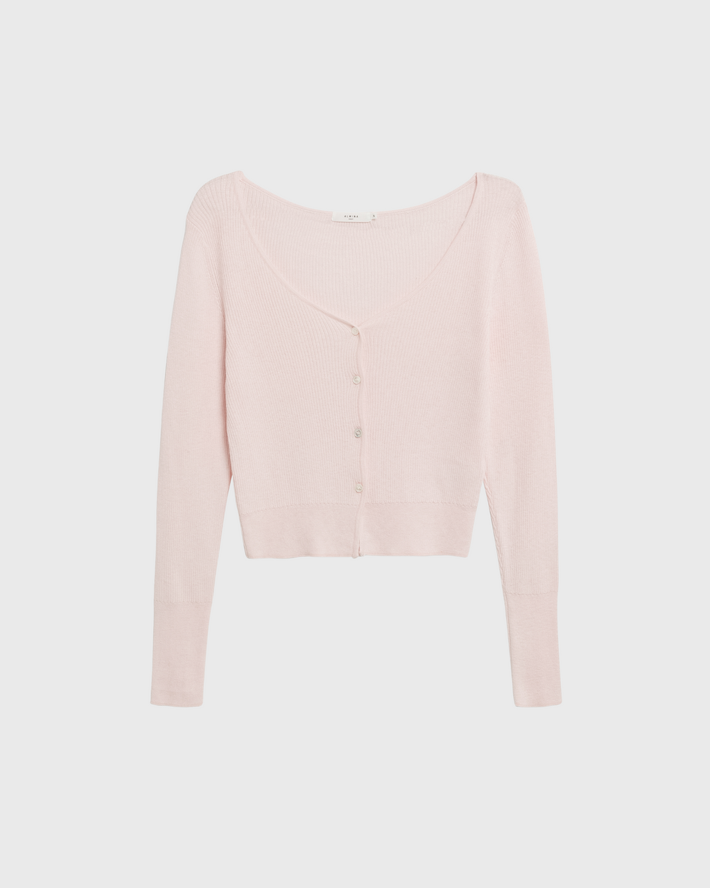 Cropped V Neck Cardigan - Almina Concept 