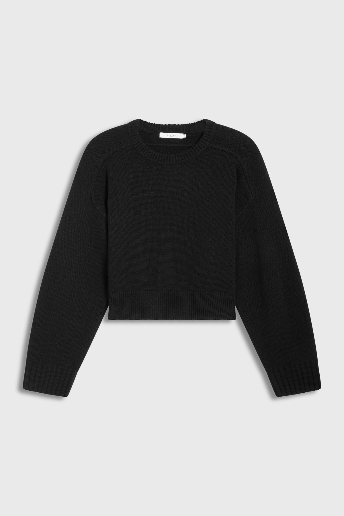 Cropped Wool Sweater - Almina Concept 