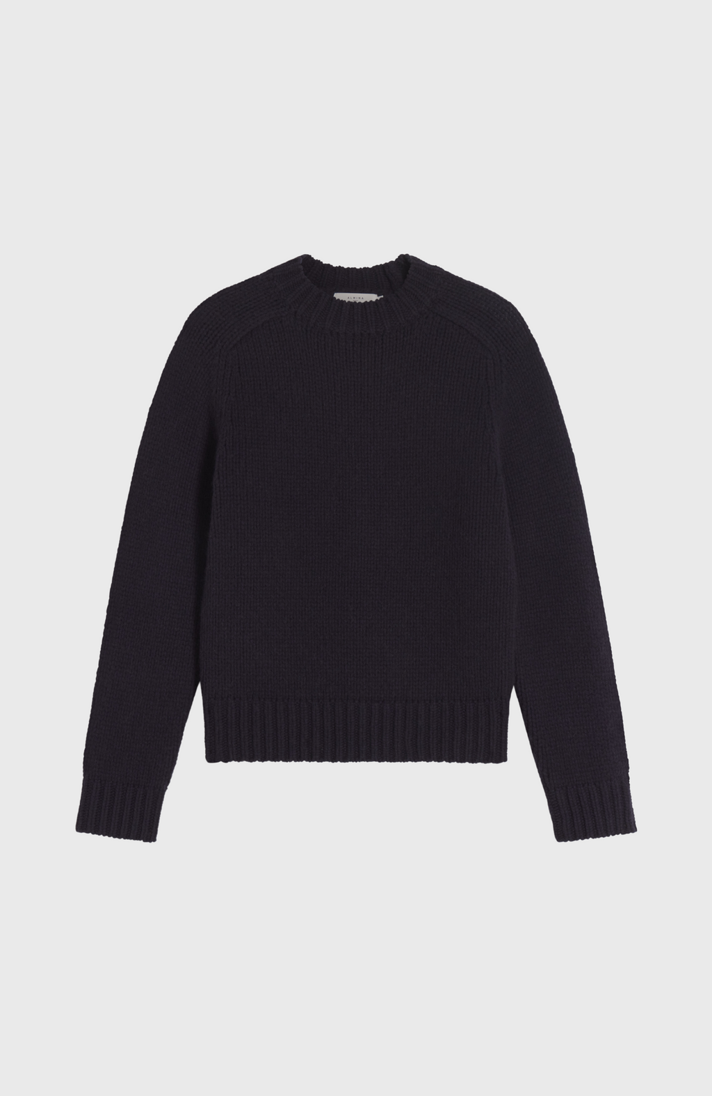 Knit Wool Crewneck Sweater - Almina Concept 