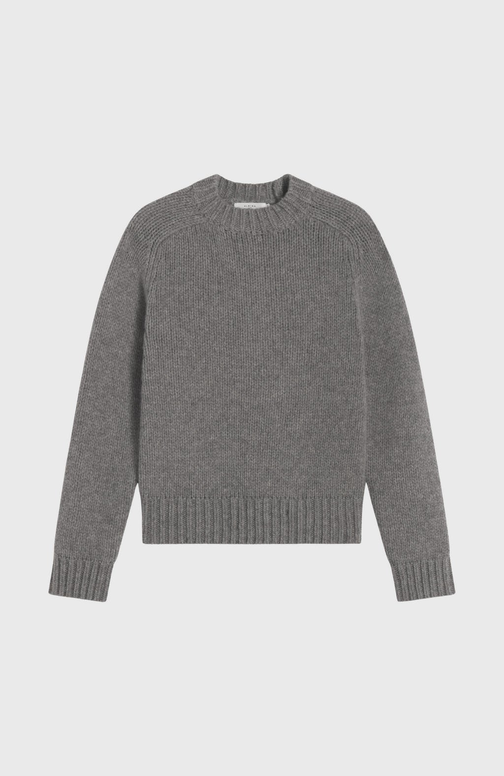 Knit Wool Crewneck Sweater - Almina Concept 