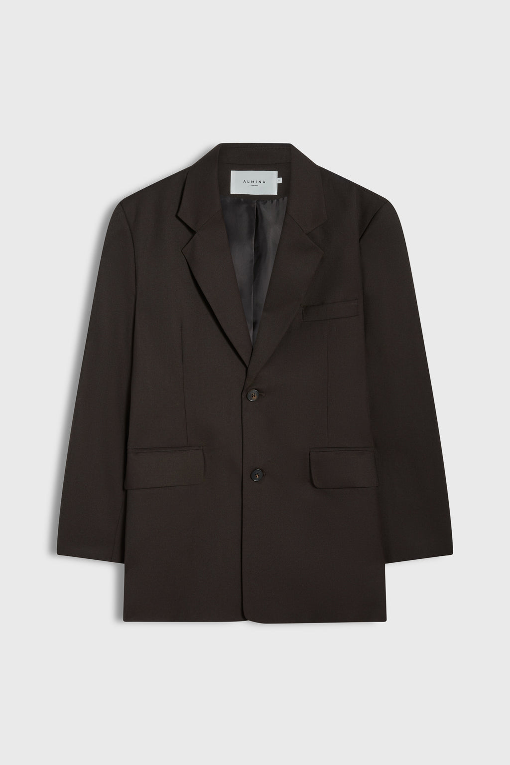 Oversized Double Button Blazer - Almina Concept 