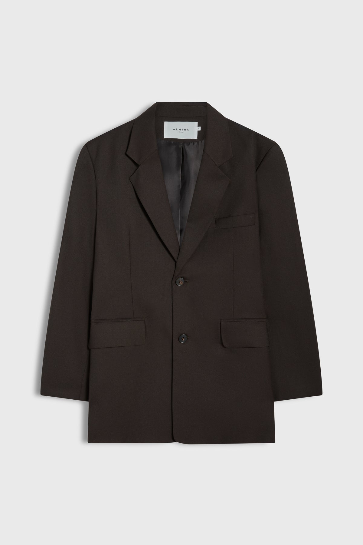 Oversized Double Button Blazer - Almina Concept 