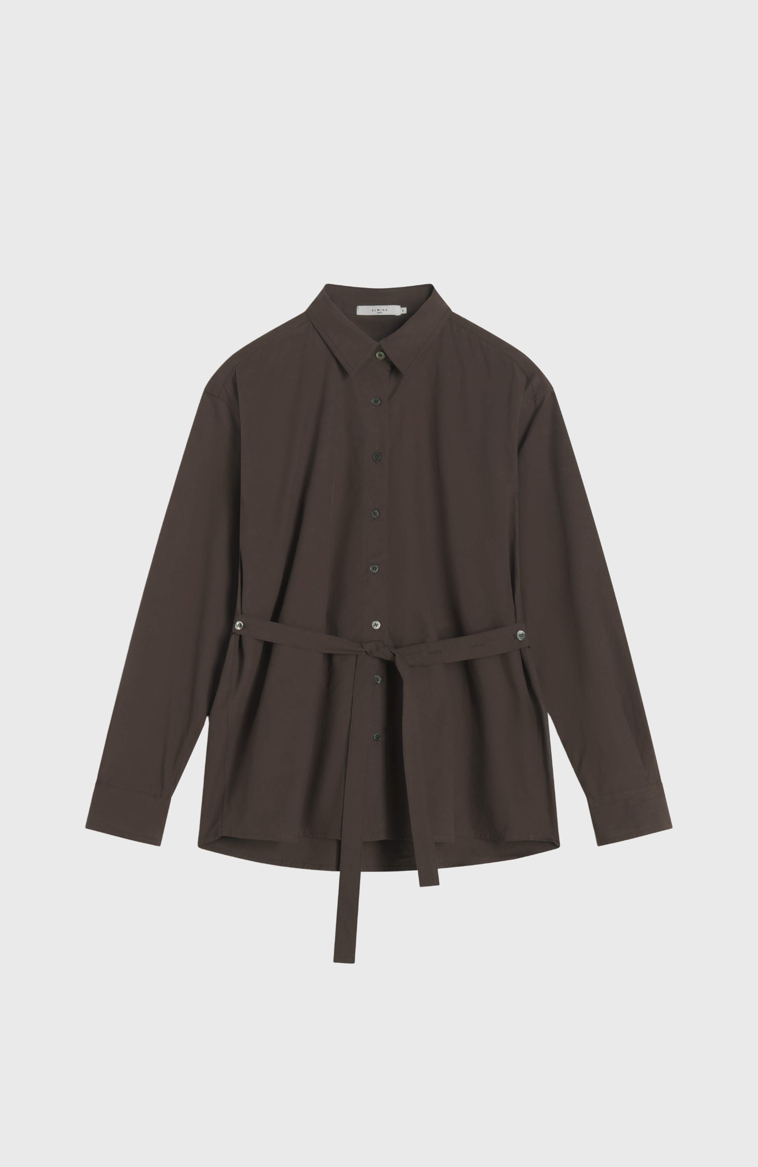 Shirt With Tie Belt - Almina Concept 