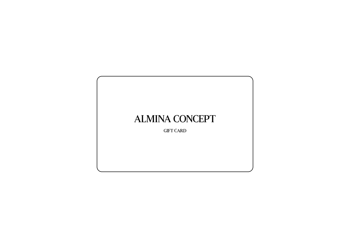 Almina Concept Gift Card - Almina Concept 