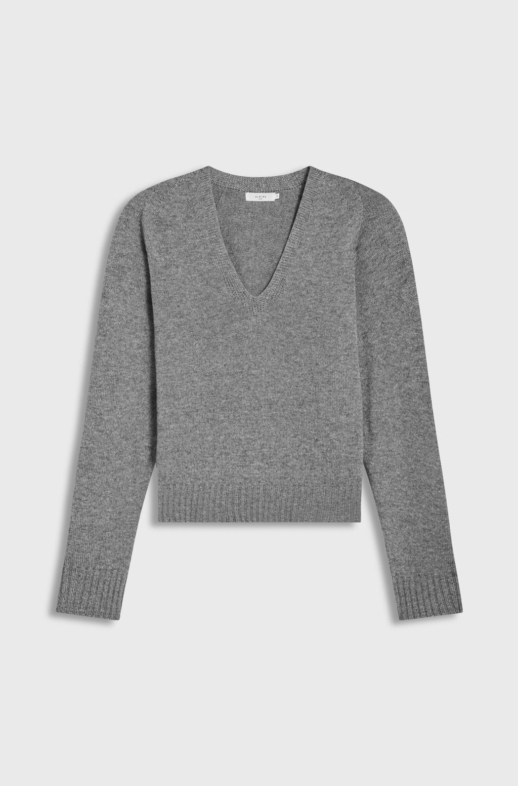 Gray sweater on a light gray background