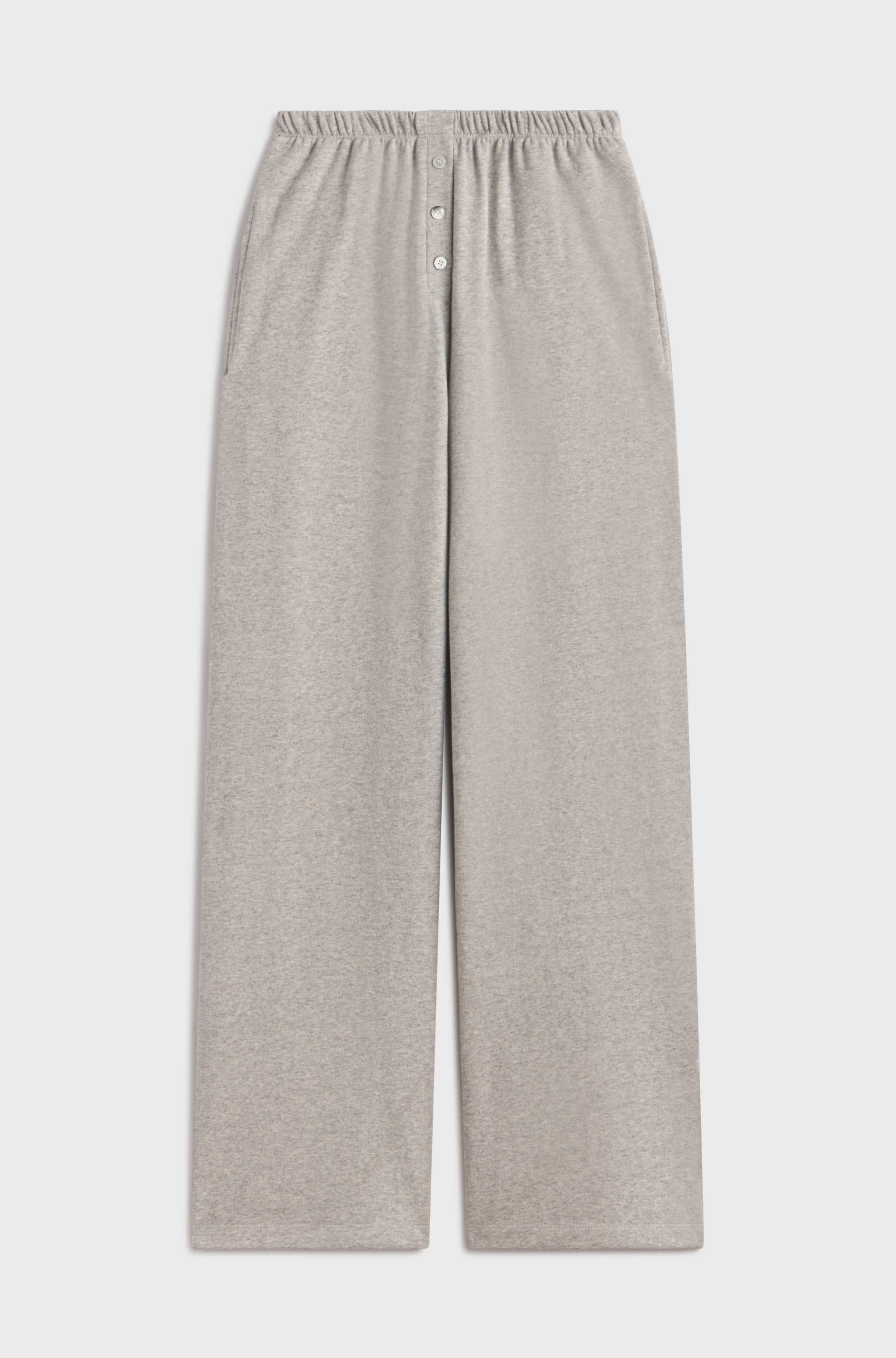 Gray pants on a white background