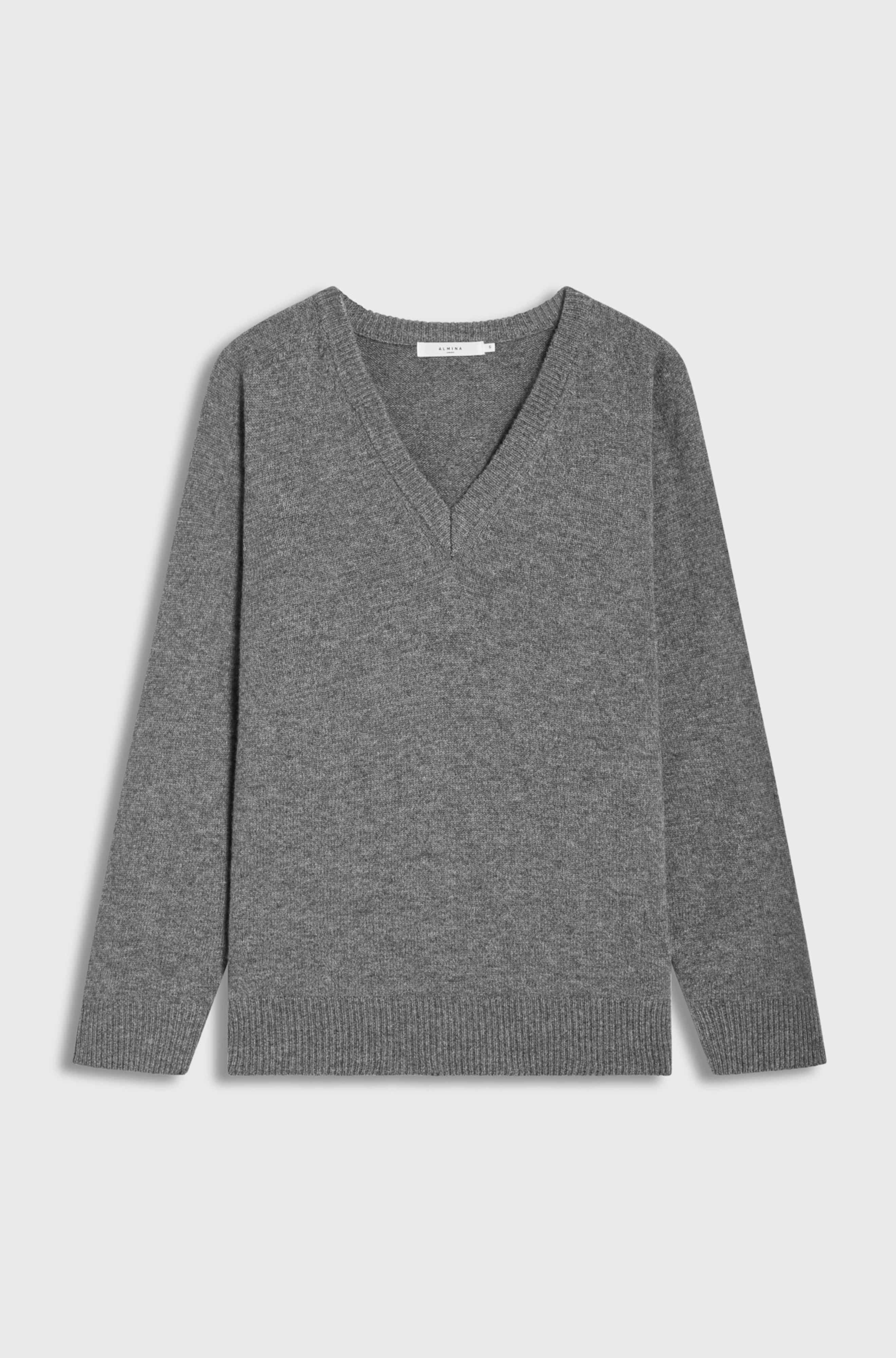 Gray sweater on a light gray background