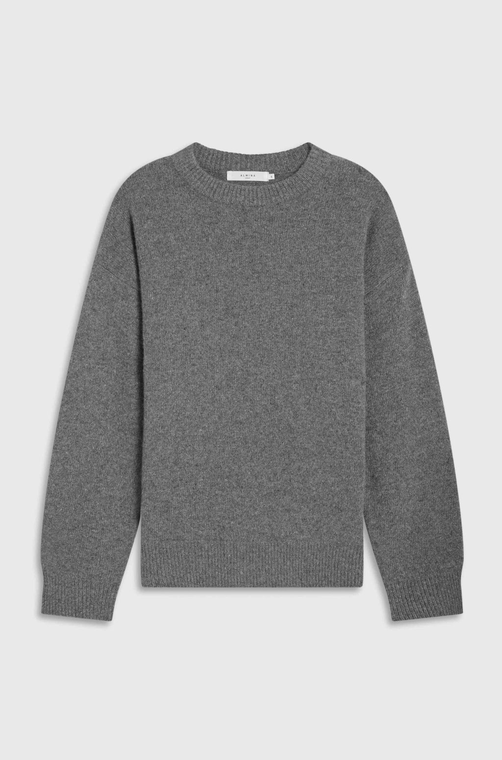 Gray sweater on a light gray background