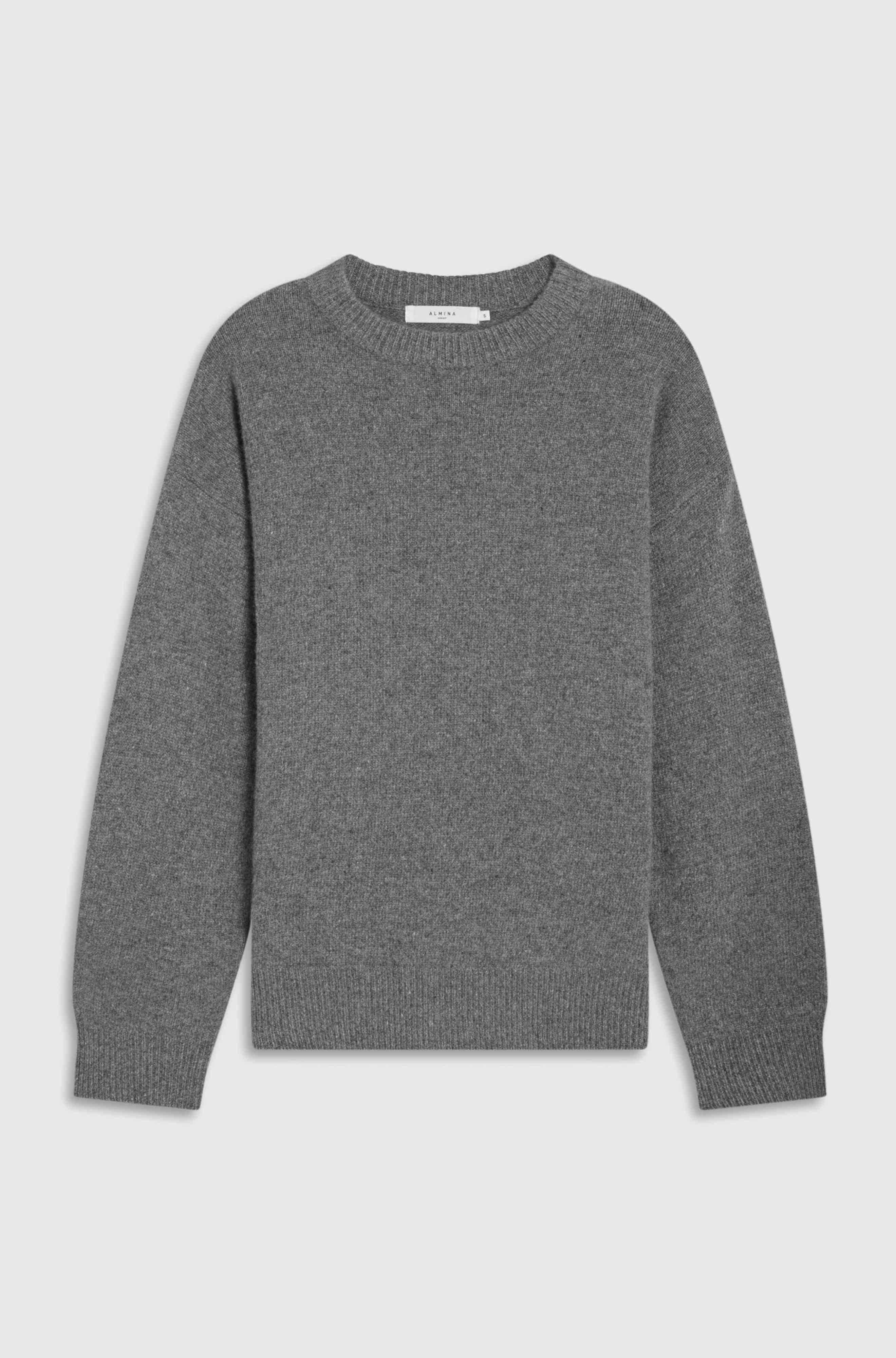 Gray sweater on a light gray background