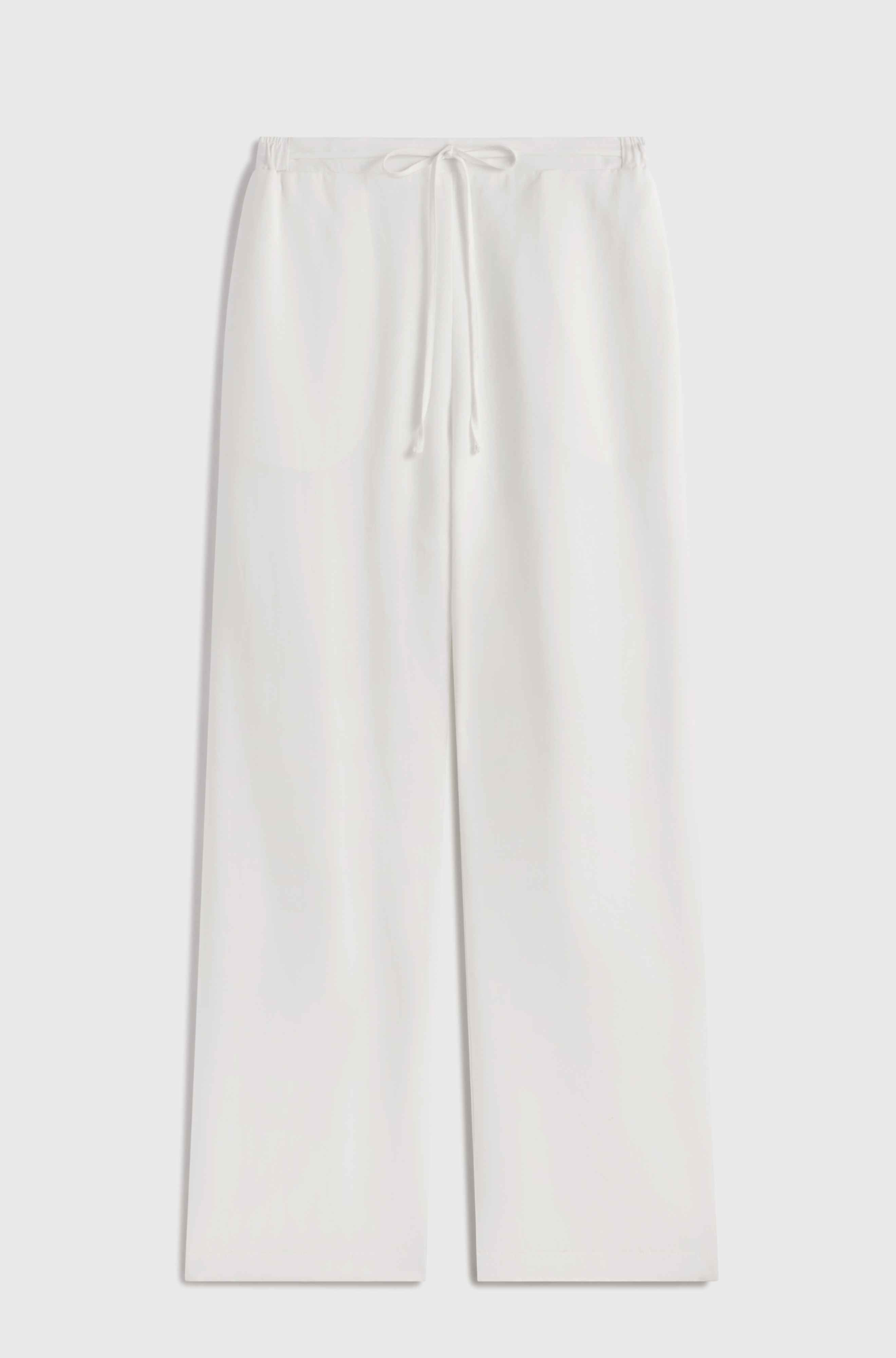 Front Tie Linen Pants