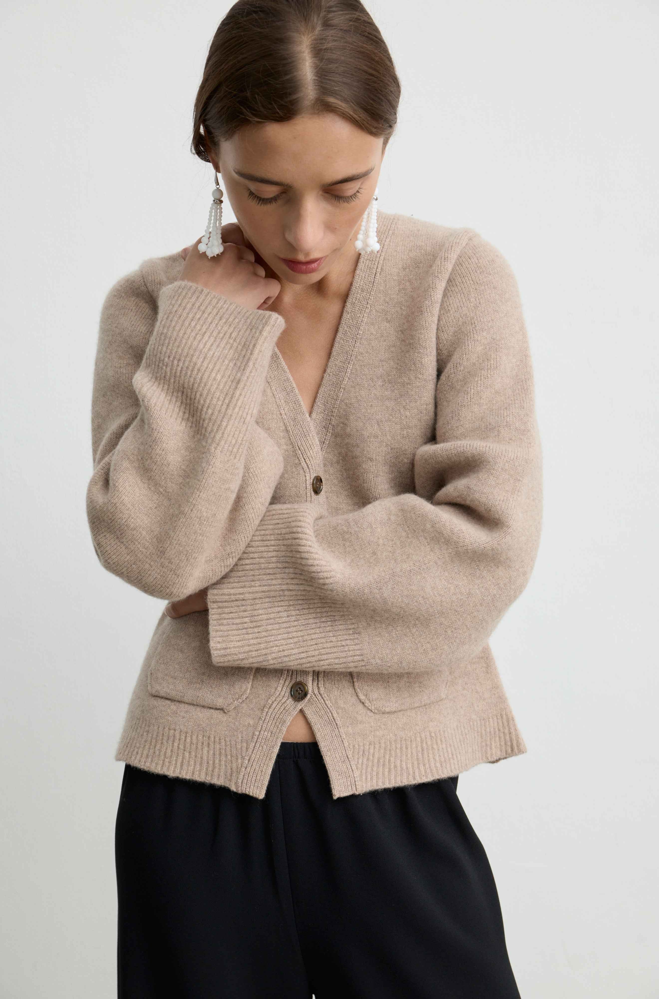 V Neck Cardigan