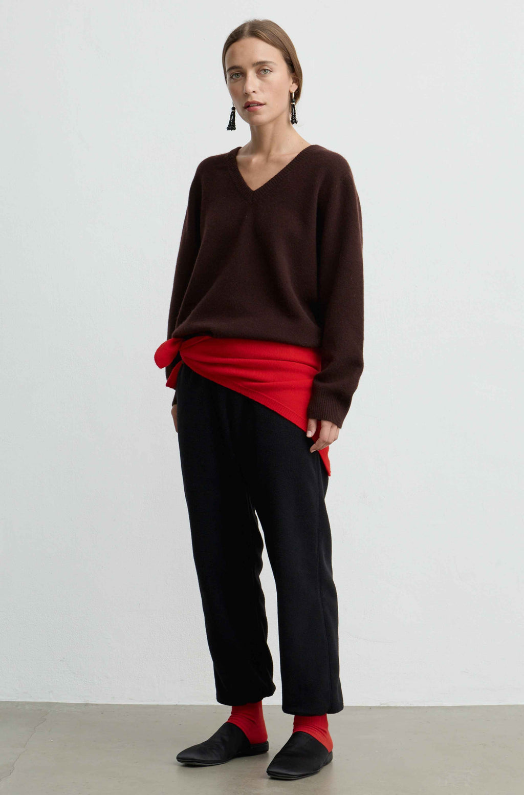 Wool V Neck Sweater