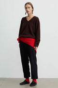 Wool V Neck Sweater