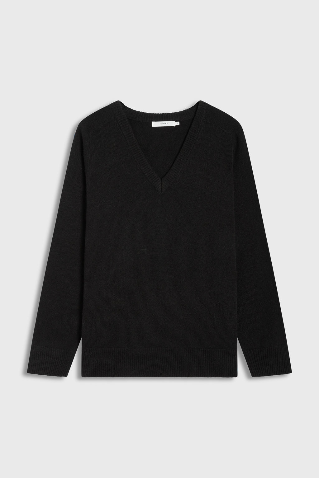 Wool V Neck Sweater - Almina Concept 