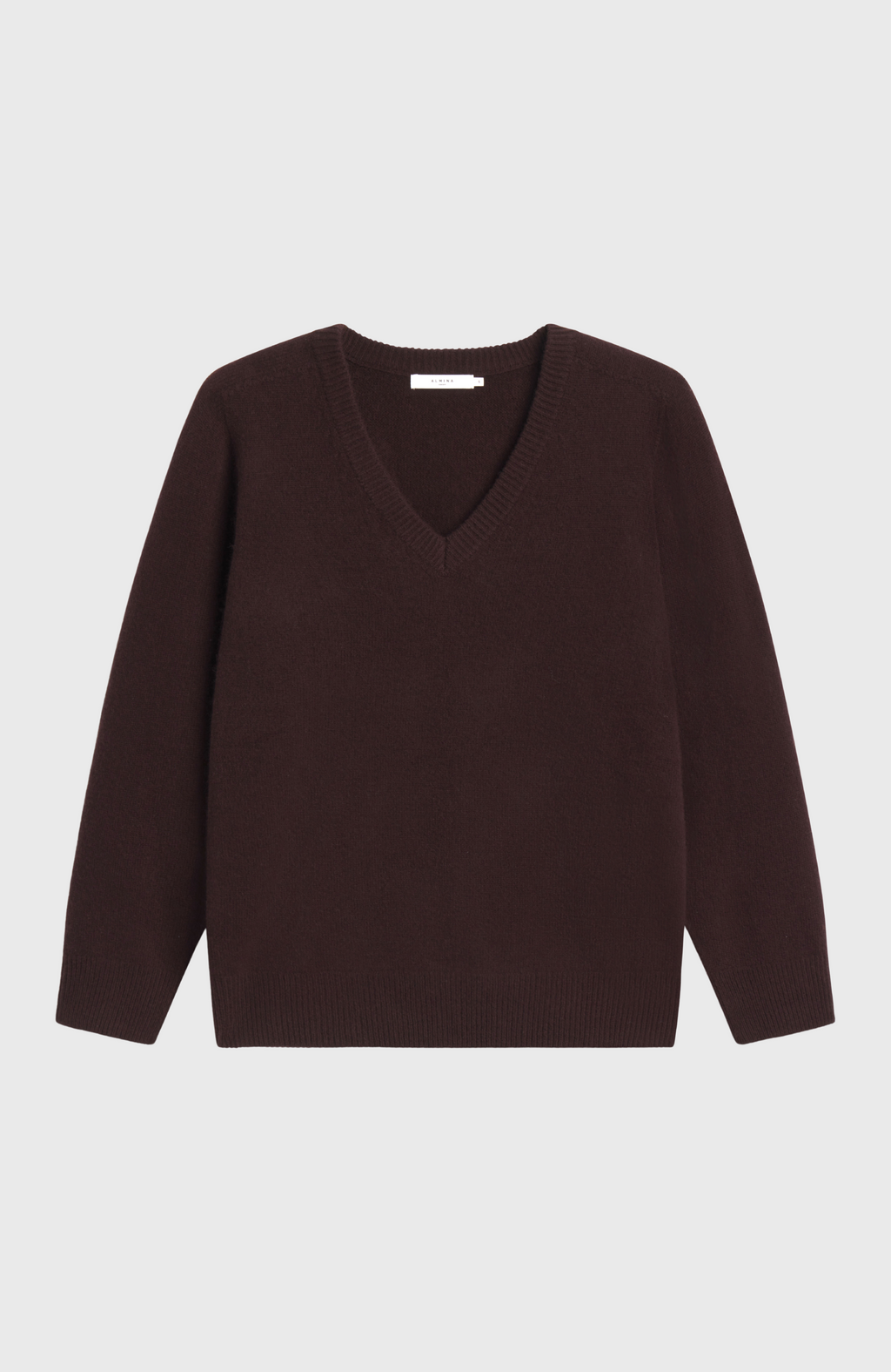 Wool V Neck Sweater - Almina Concept 