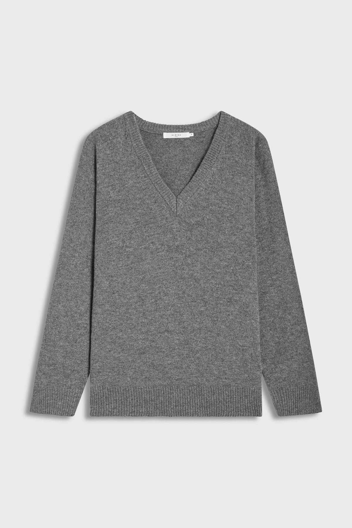 Wool V Neck Sweater - Almina Concept 