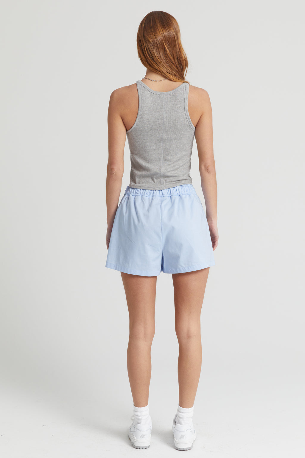 Cropped Rib Tank - Almina Concept 