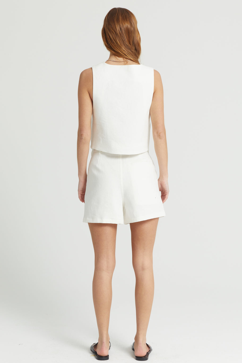 Linen Vest - Almina Concept 