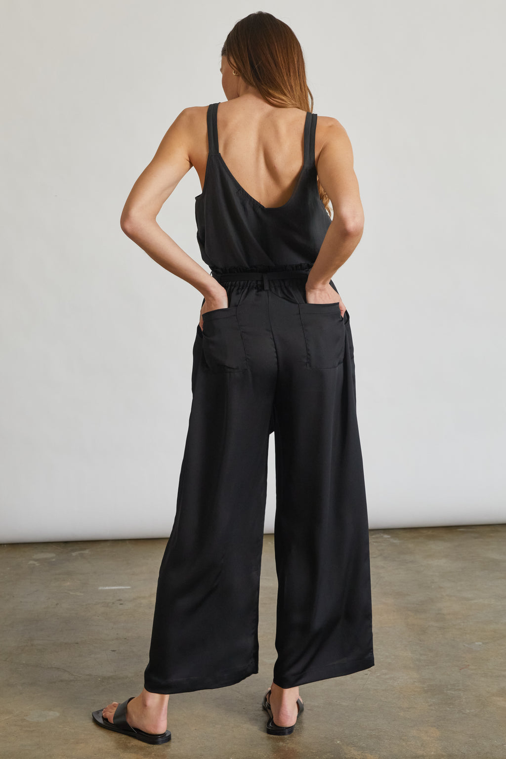High Waisted Wide Leg Pant - Almina Concept
