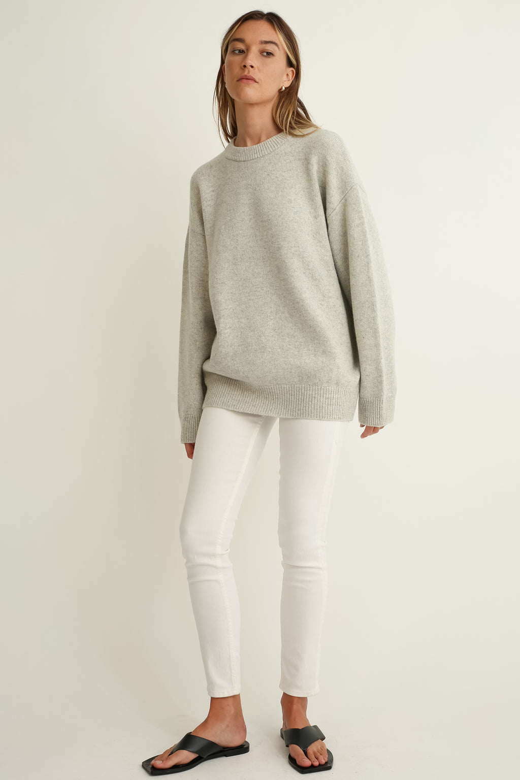 Oversized Wool/Cash Sweater - Almina Concept
