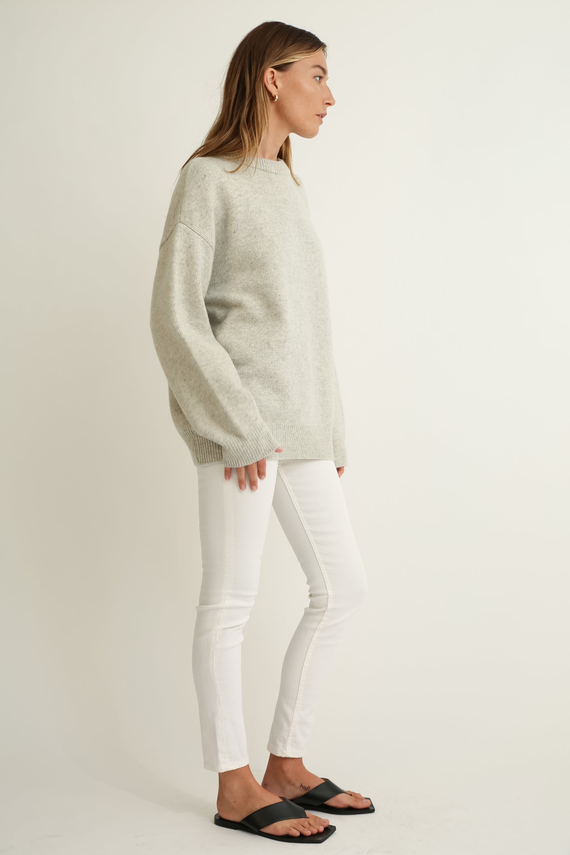 Oversized Wool/Cash Sweater - Almina Concept