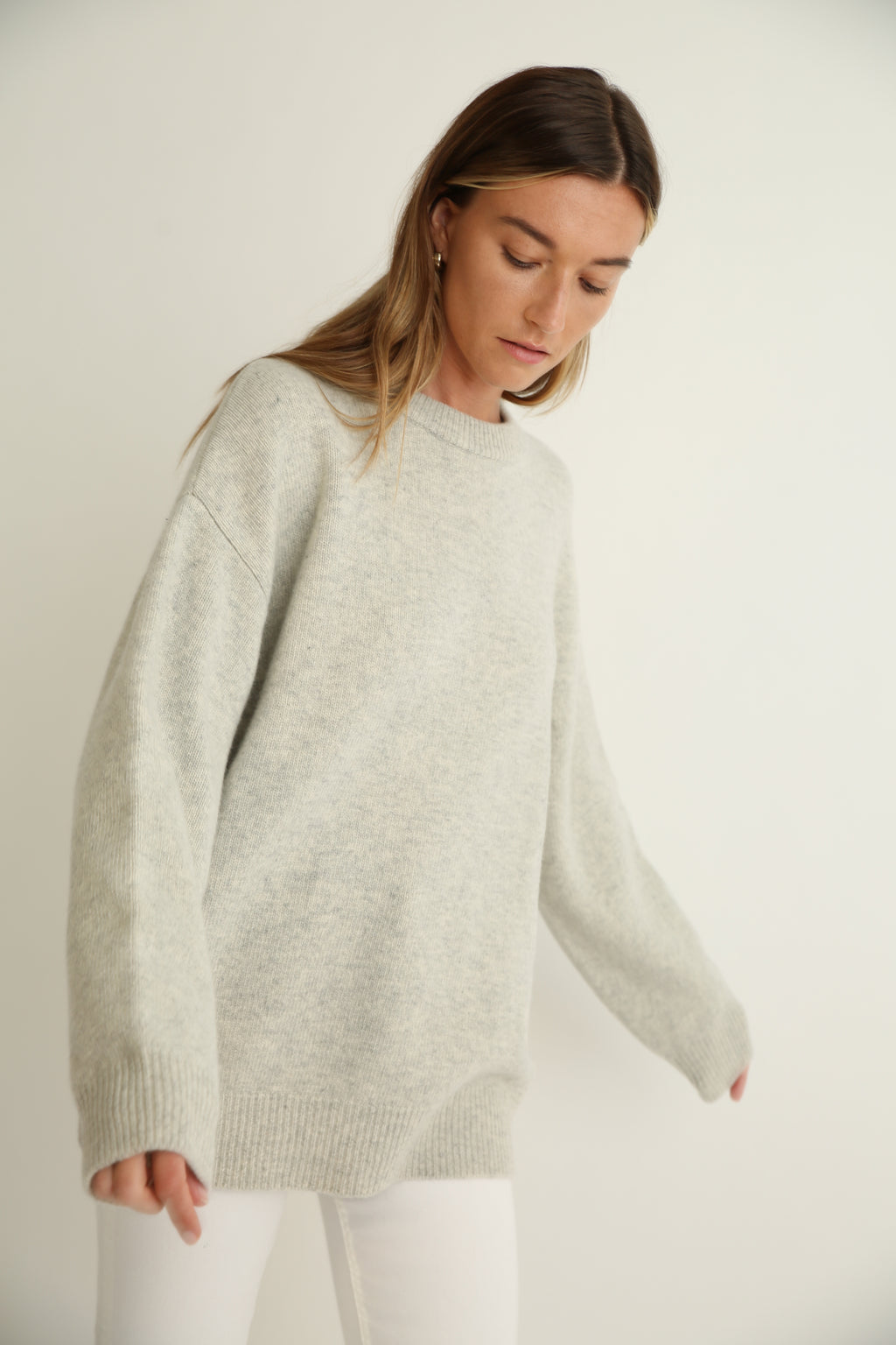 Oversized Wool/Cash Sweater - Almina Concept